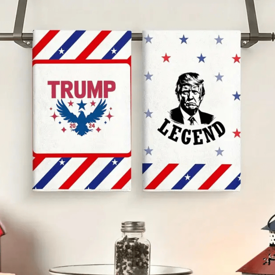 Trump Legend Hand Towels (2 - Pack) - PatriotDepot.com