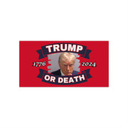 Trump Liberty or Death 1776 2024 Mugshot Bumper Sticker - PatriotDepot.com