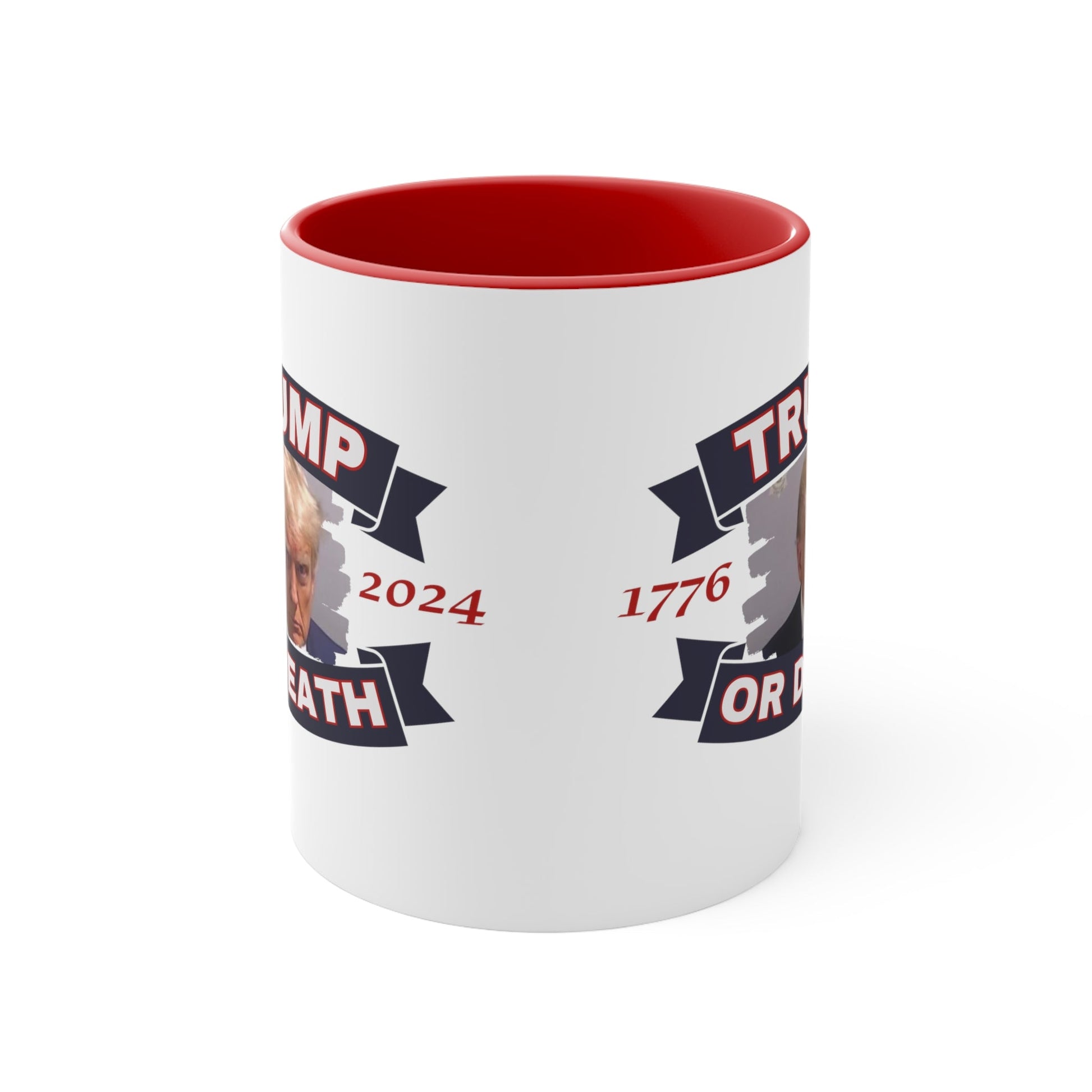 Trump Liberty or Death 1776 2024 Mugshot Mug (3 Colors) - PatriotDepot.com