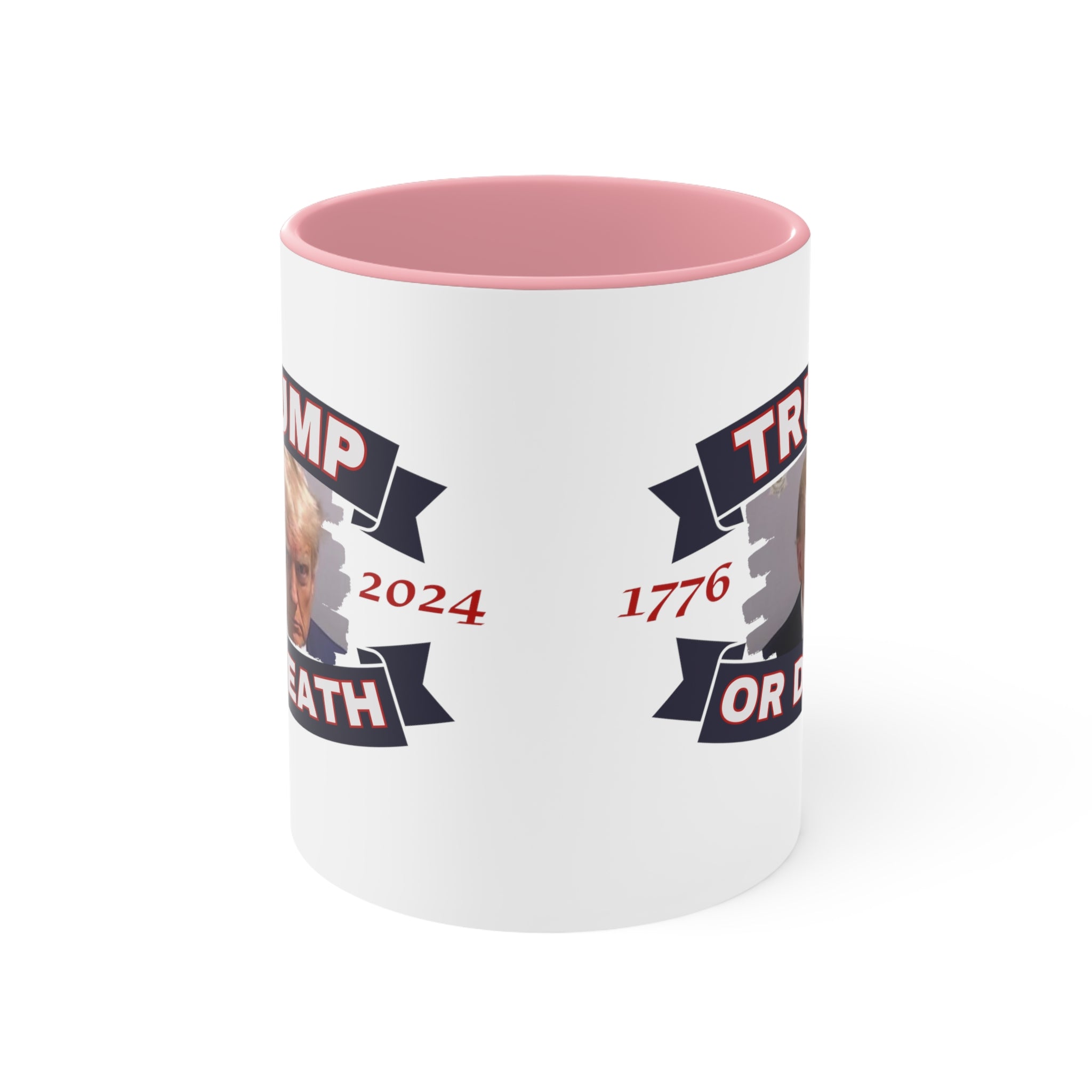 Trump Liberty or Death 1776 2024 Mugshot Mug (3 Colors) - PatriotDepot.com