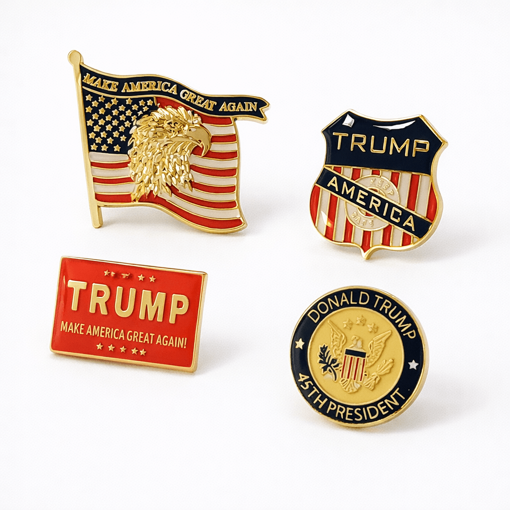 Trump MAGA Lapel Pin Bundle (4 - pack) - PatriotDepot.com