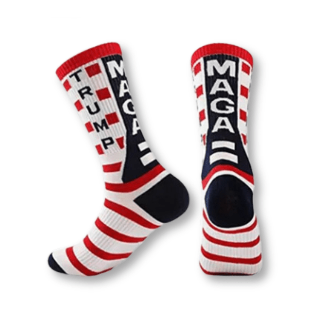 Trump MAGA Patriotic Socks - PatriotDepot.com