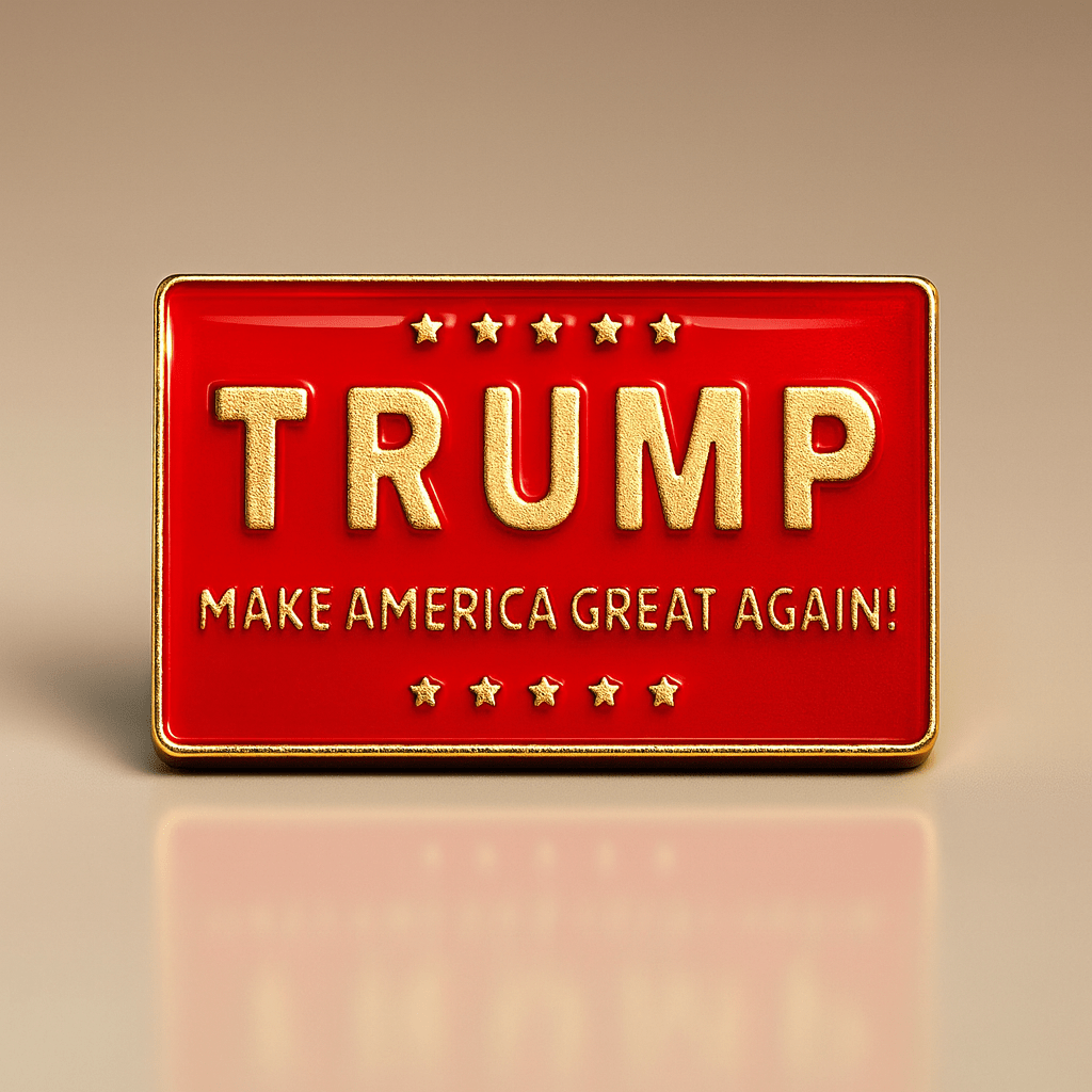 Trump Make America Great Again Lapel Pin (Gold Plated) - PatriotDepot.com