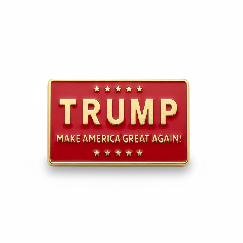 Trump Make America Great Again Lapel Pin (Gold Plated) - PatriotDepot.com