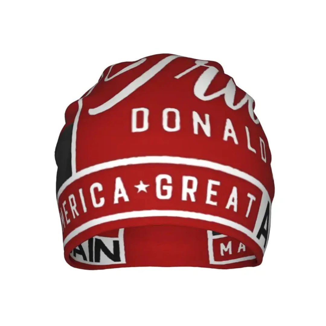 Trump Make America Great Again Stretchy & Soft Skull Knit Beanie - PatriotDepot.com