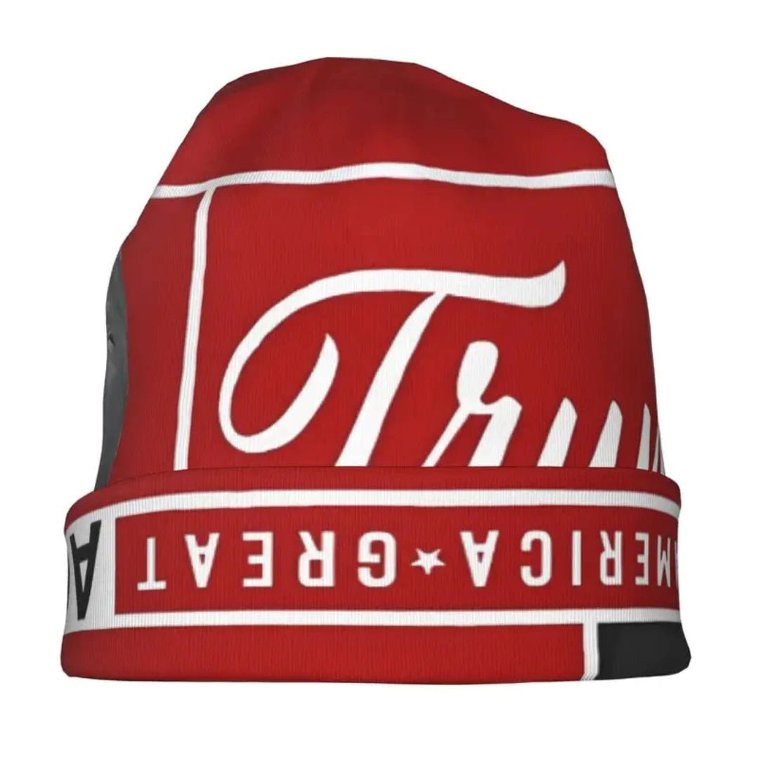 Trump Make America Great Again Stretchy & Soft Skull Knit Beanie - PatriotDepot.com