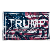 Trump Making America Great Again! 3'X5' Flag - PatriotDepot.com