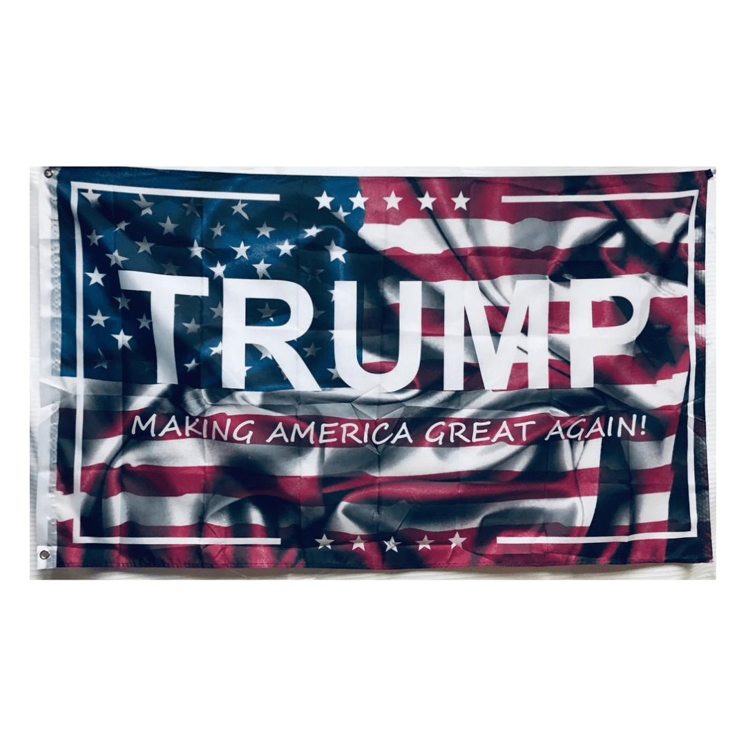 Trump Making America Great Again! 3'X5' Flag - PatriotDepot.com