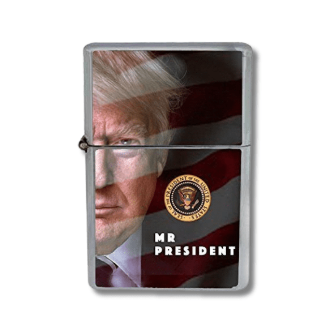 Trump "Mr. President" Refillable Lighter - PatriotDepot.com