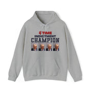 Trump Mugshot 4 Time Indictment Champion Unisex Hoodie - PatriotDepot.com