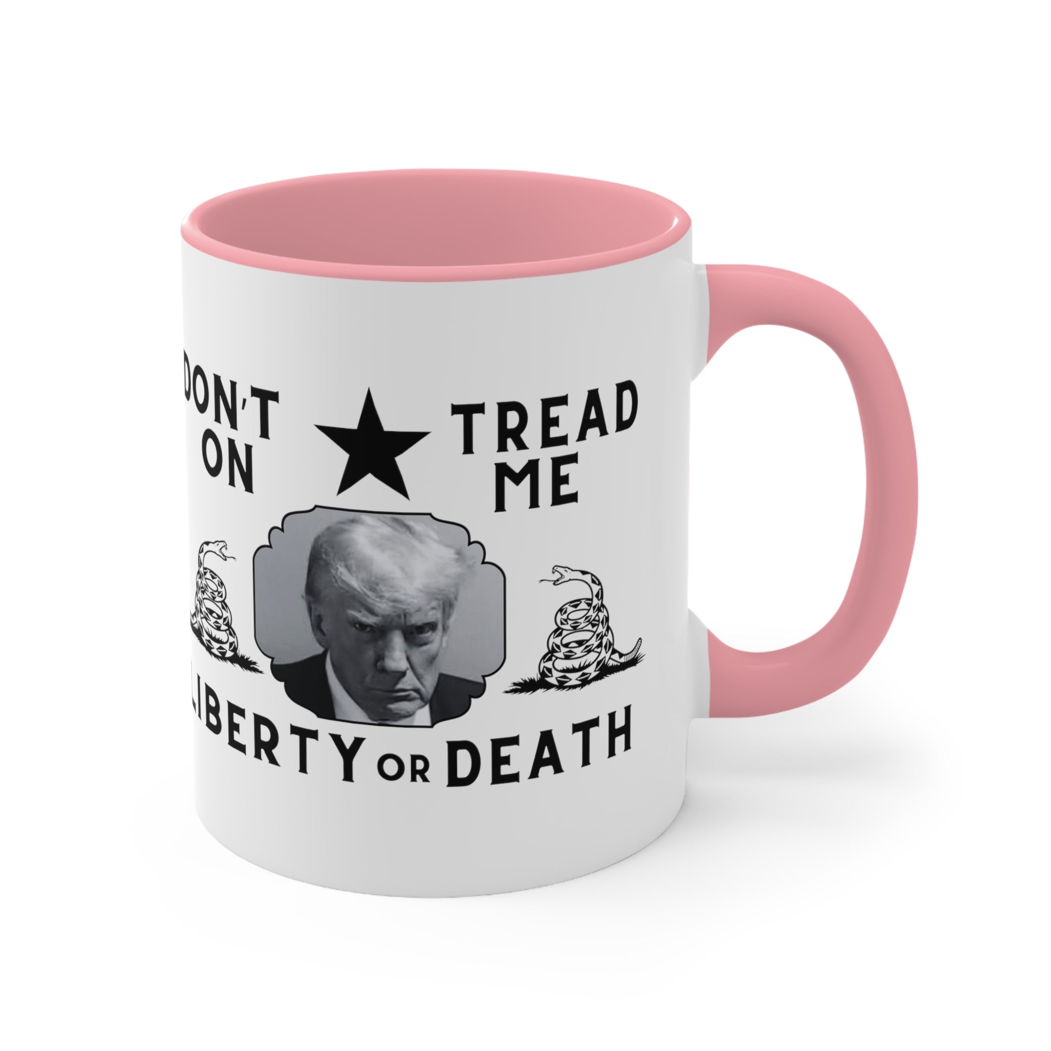 Trump Mugshot DTOM Liberty or Death Mug (3 Colors, 2 Sizes) - PatriotDepot.com