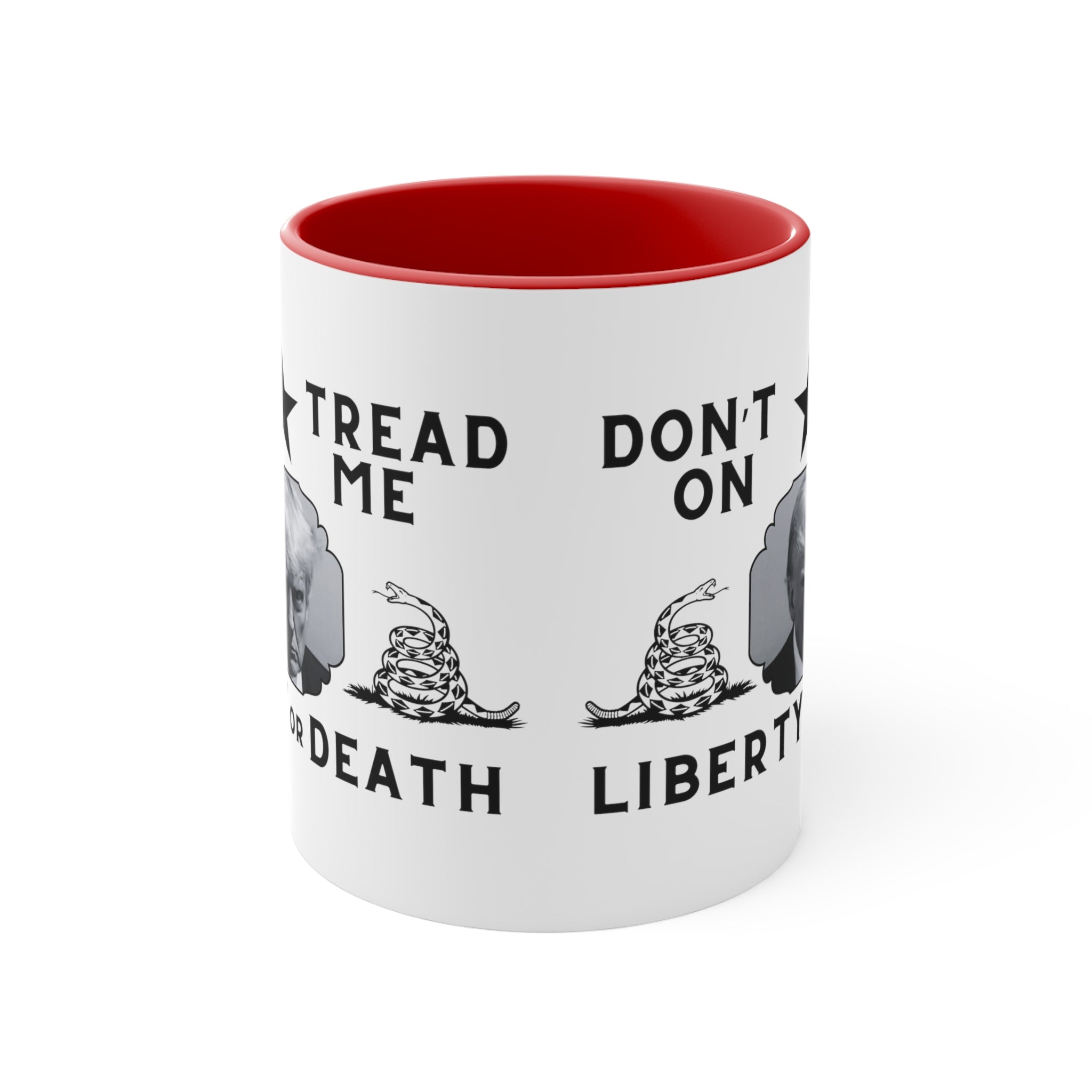 Trump Mugshot DTOM Liberty or Death Mug (3 Colors, 2 Sizes) - PatriotDepot.com