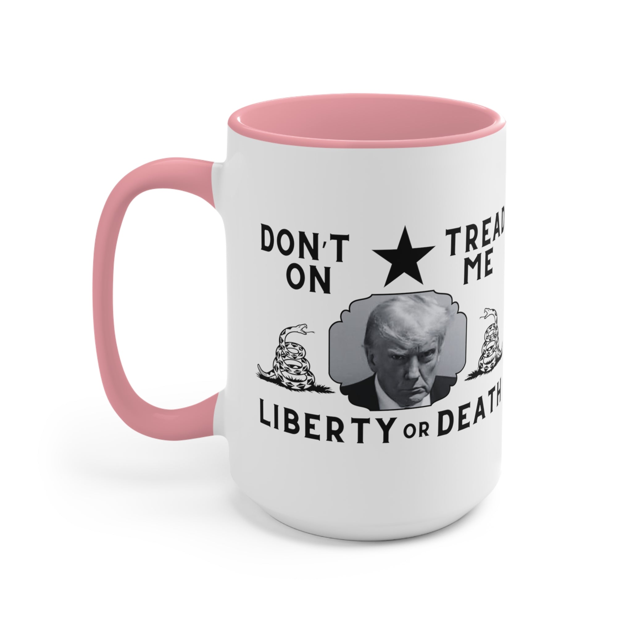 Trump Mugshot DTOM Liberty or Death Mug (3 Colors, 2 Sizes) - PatriotDepot.com