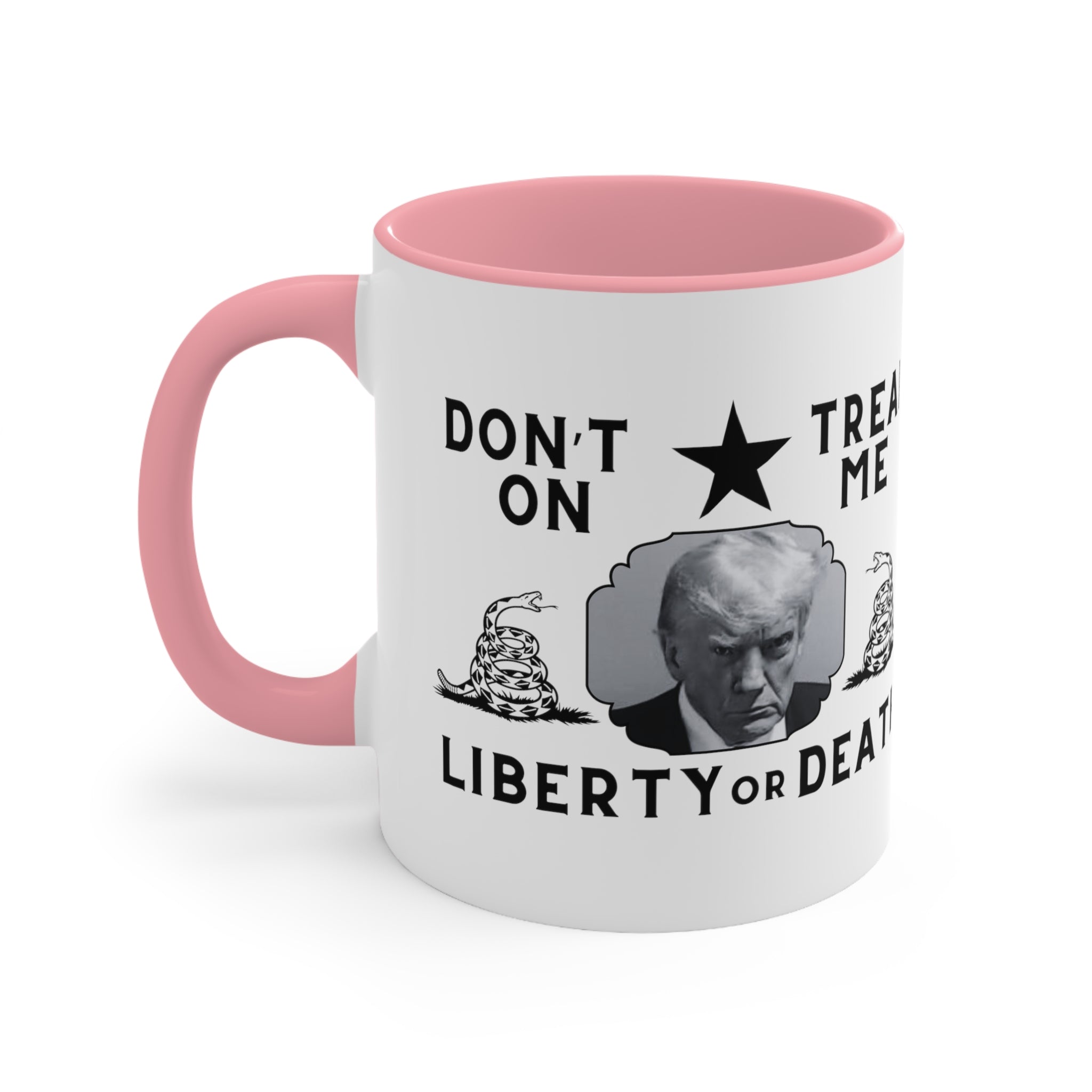 Trump Mugshot DTOM Liberty or Death Mug (3 Colors, 2 Sizes) - PatriotDepot.com