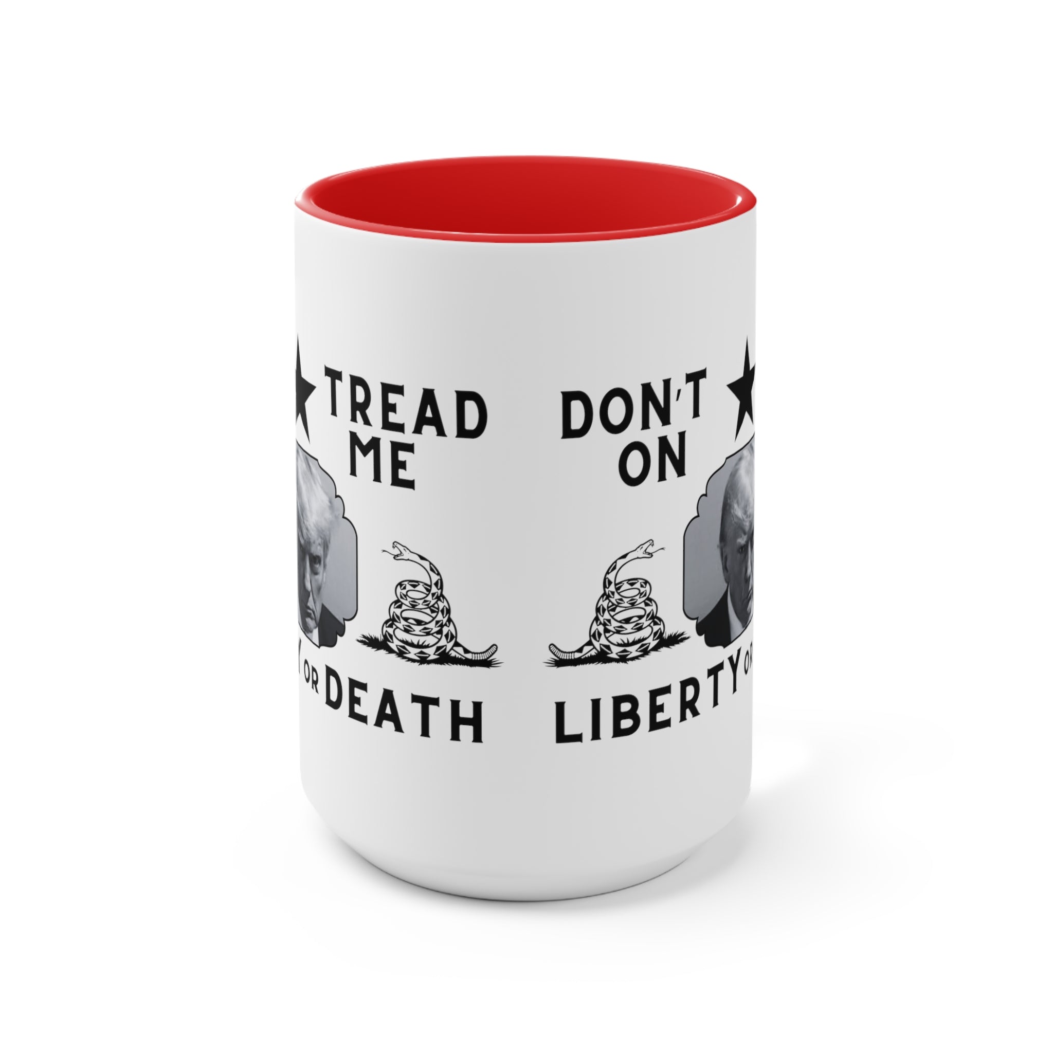 Trump Mugshot DTOM Liberty or Death Mug (3 Colors, 2 Sizes) - PatriotDepot.com