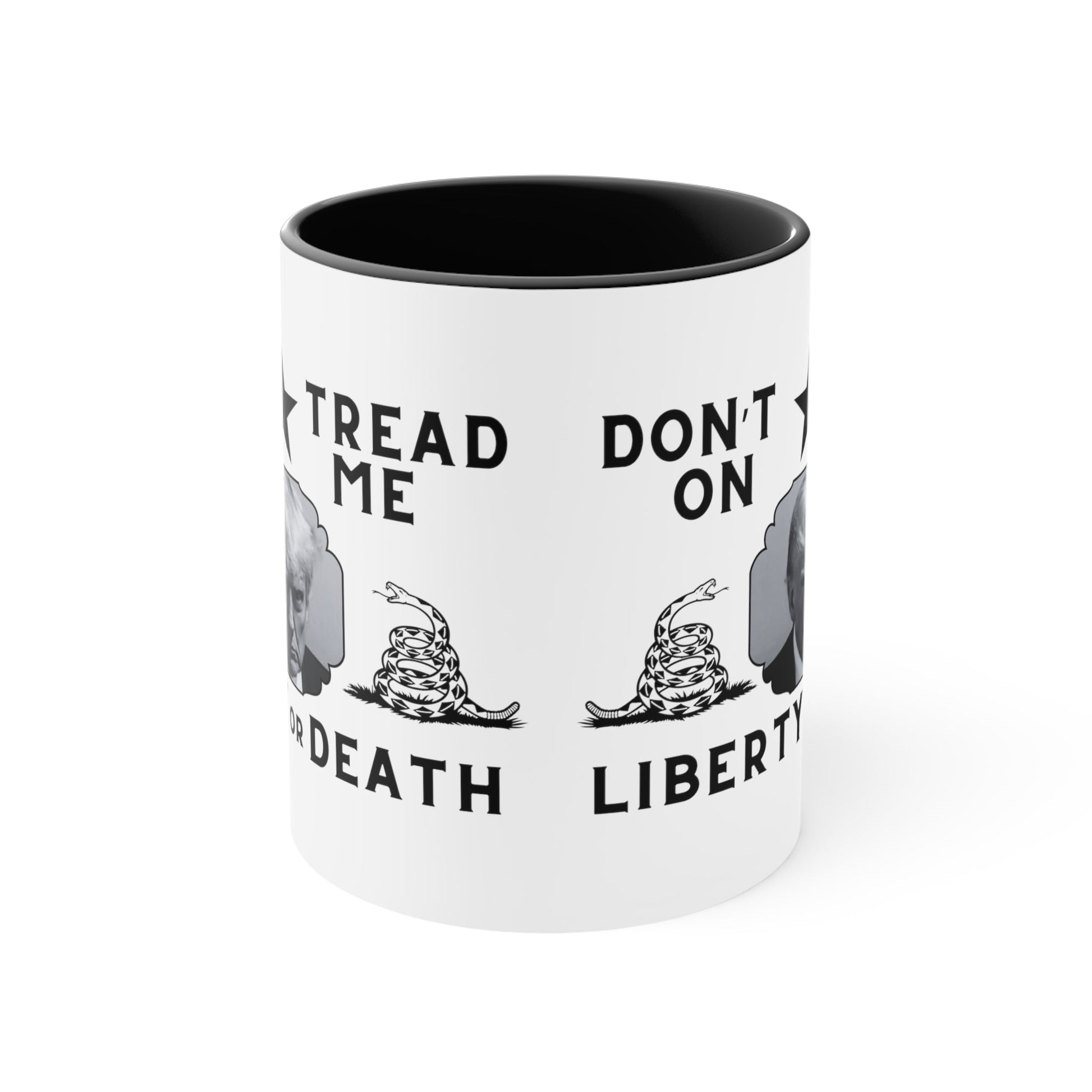 Trump Mugshot DTOM Liberty or Death Mug (3 Colors, 2 Sizes) - PatriotDepot.com