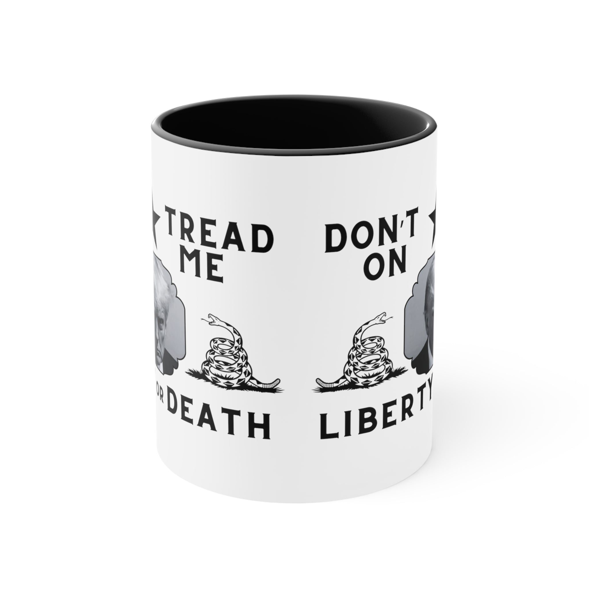 Trump Mugshot DTOM Liberty or Death Mug (3 Colors, 2 Sizes) - PatriotDepot.com