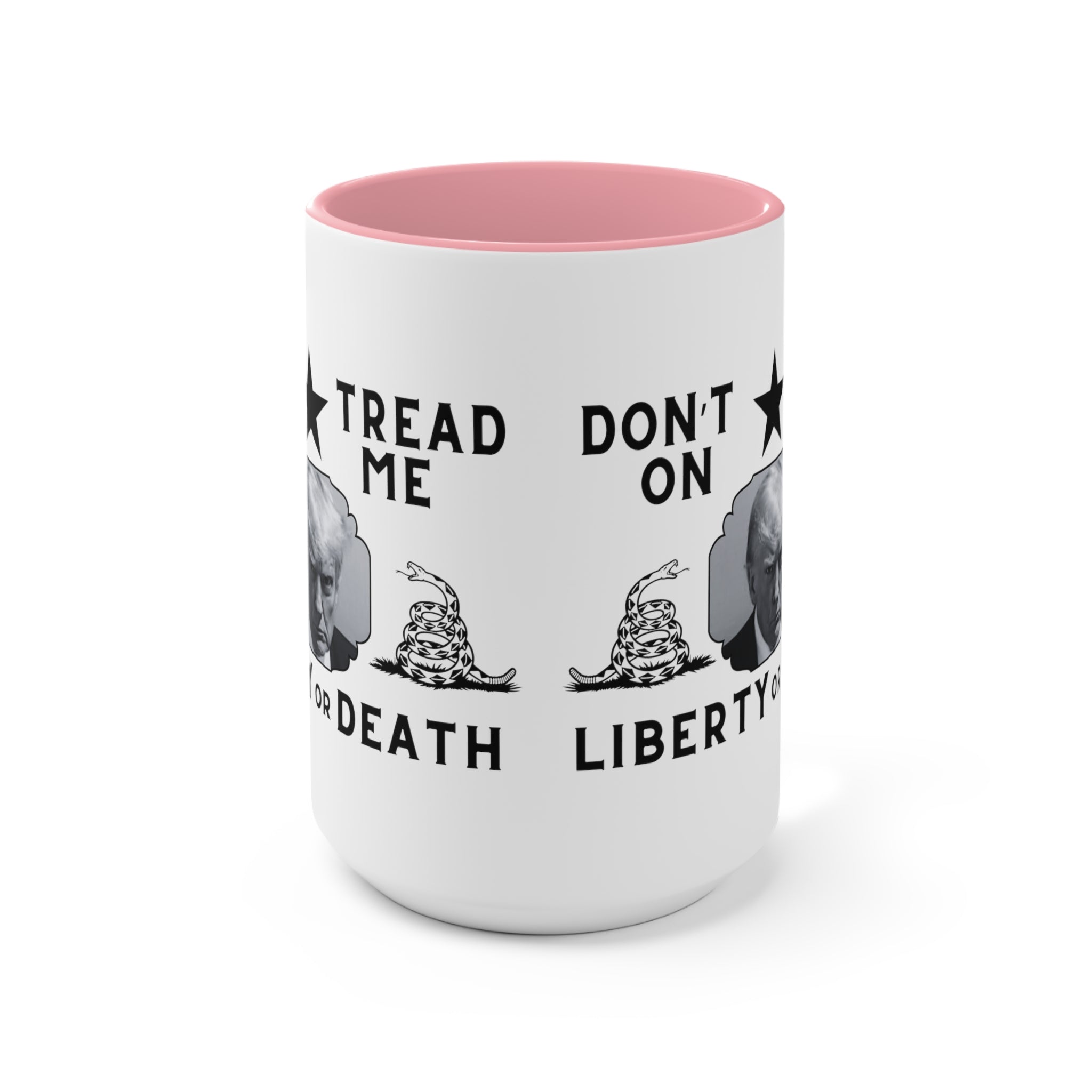 Trump Mugshot DTOM Liberty or Death Mug (3 Colors, 2 Sizes) - PatriotDepot.com