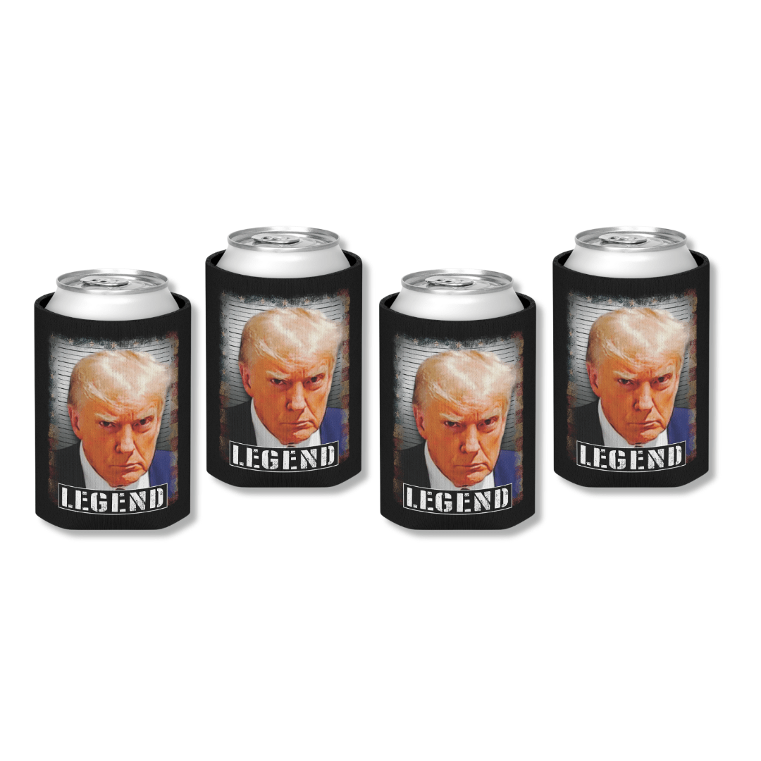 Trump Mugshot LEGEND Can Cooler (Exclusive) - PatriotDepot.com