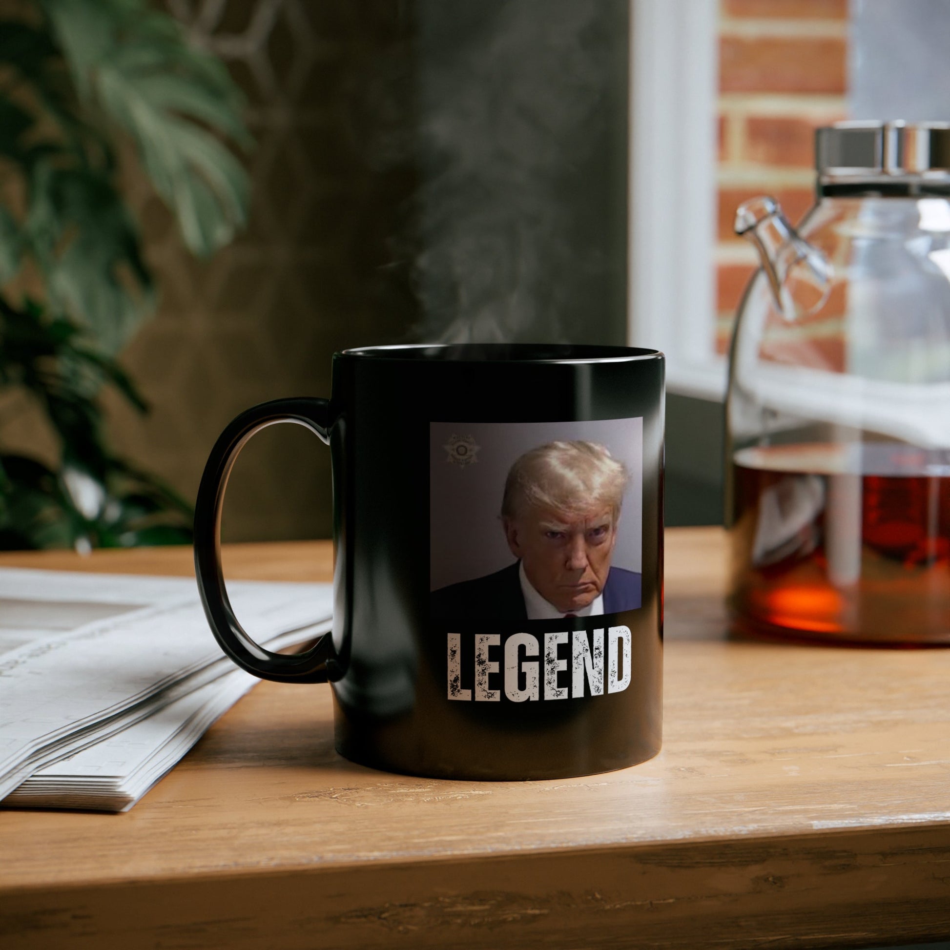 Trump Mugshot LEGEND Mug - PatriotDepot.com