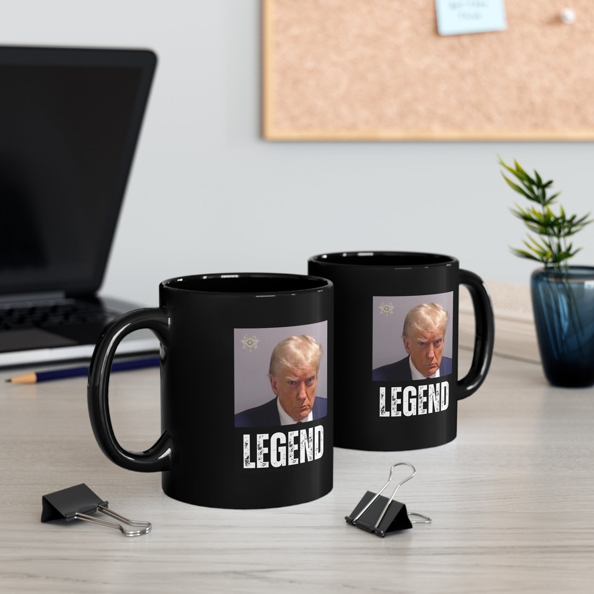 Trump Mugshot LEGEND Mug - PatriotDepot.com