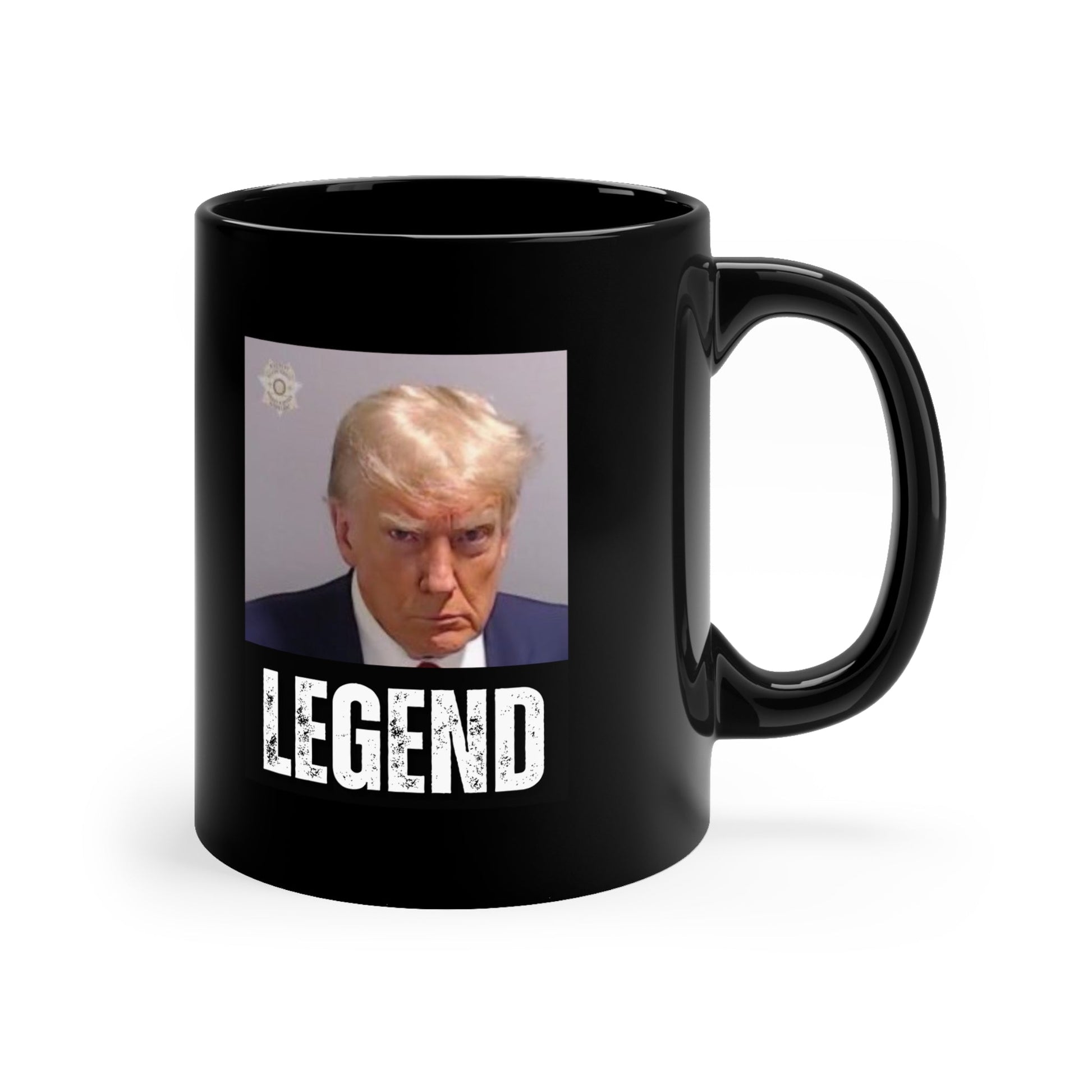 Trump Mugshot LEGEND Mug - PatriotDepot.com