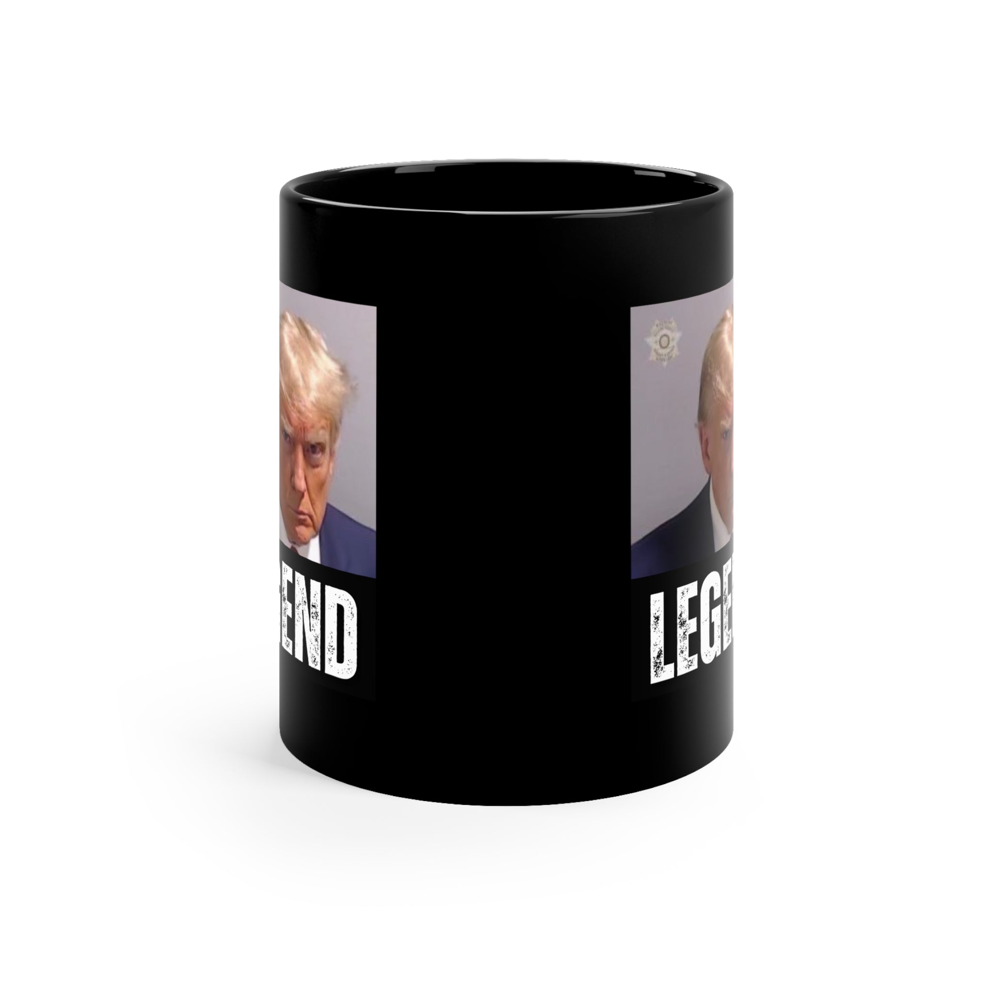 Trump Mugshot LEGEND Mug - PatriotDepot.com