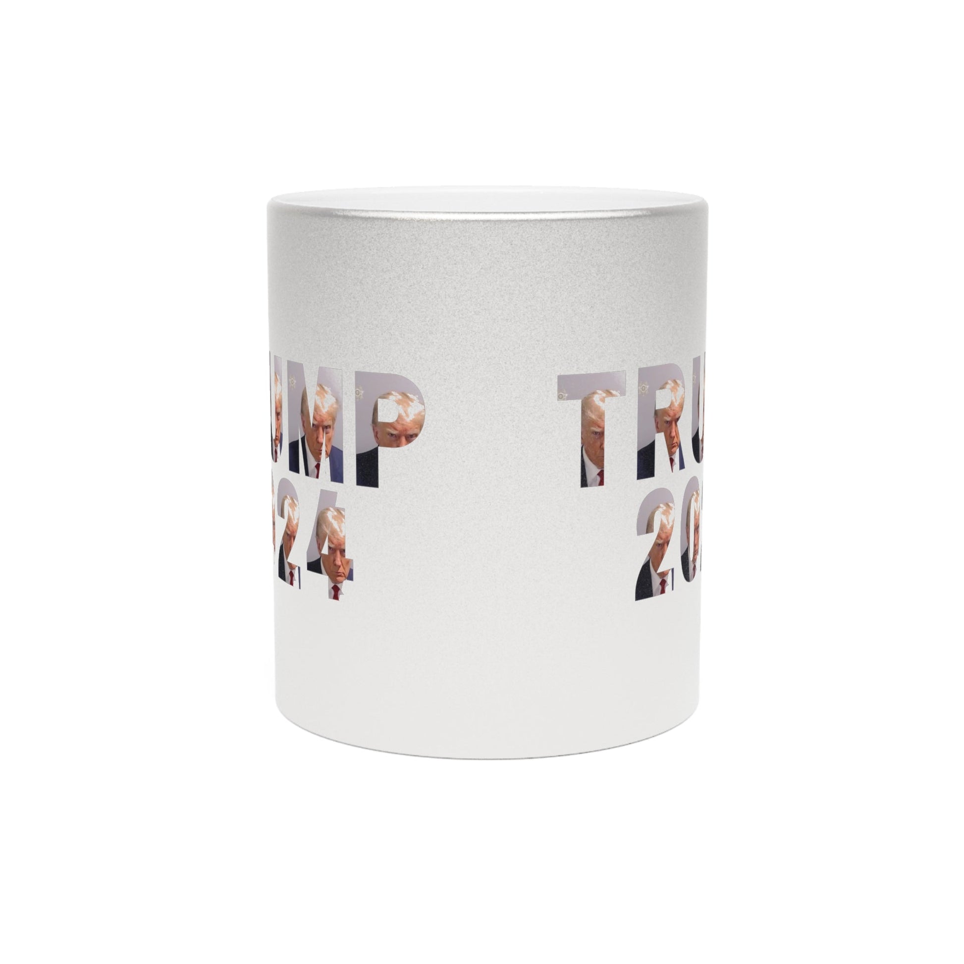 Trump Mugshot Metallic Mug (Silver or Gold) - PatriotDepot.com