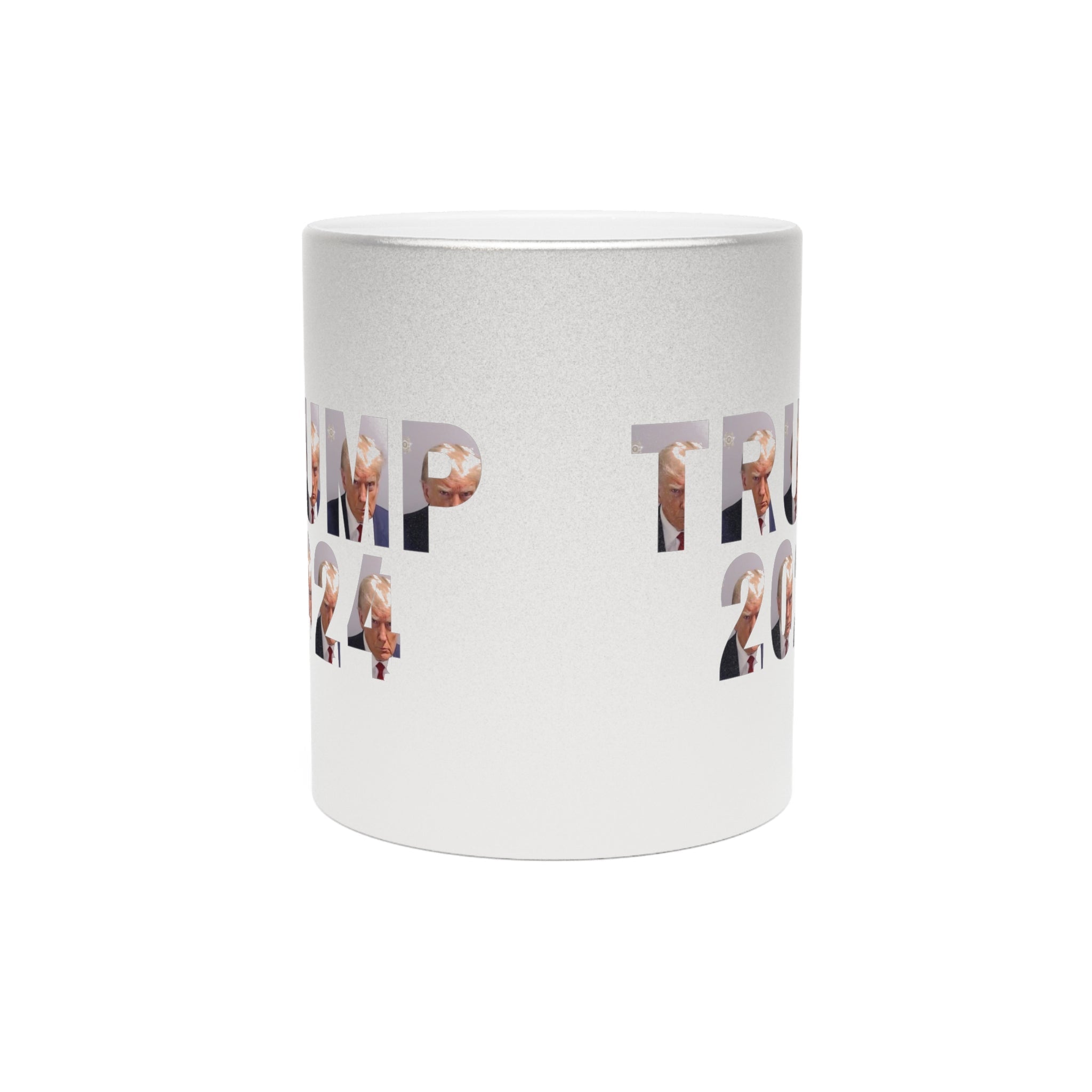 Trump Mugshot Metallic Mug (Silver or Gold) - PatriotDepot.com