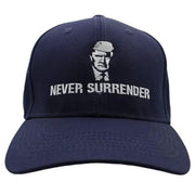 Trump Mugshot Never Surrender Embroidered Hat (Navy) - PatriotDepot.com