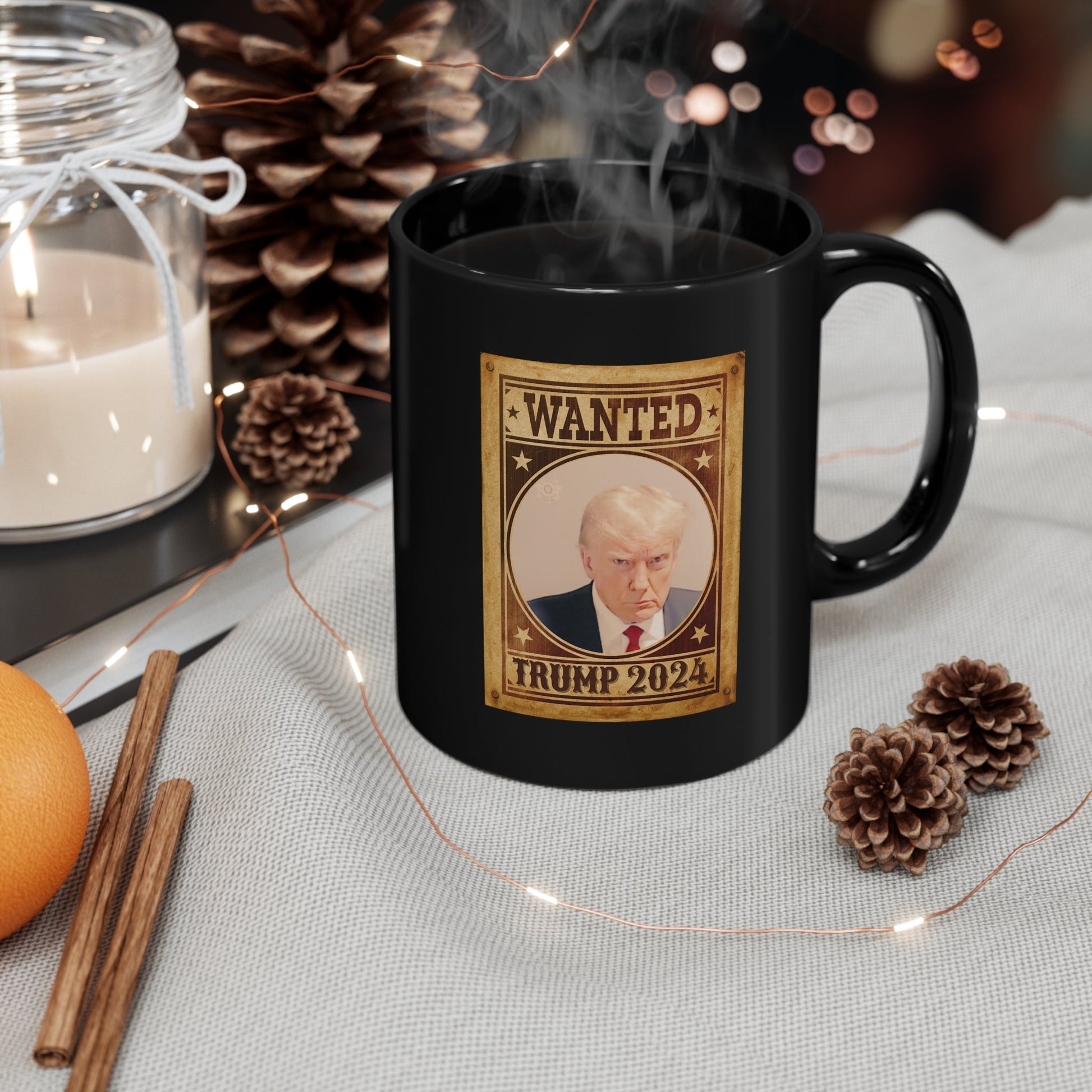 Trump Mugshot Wanted Poster Mug - PatriotDepot.com