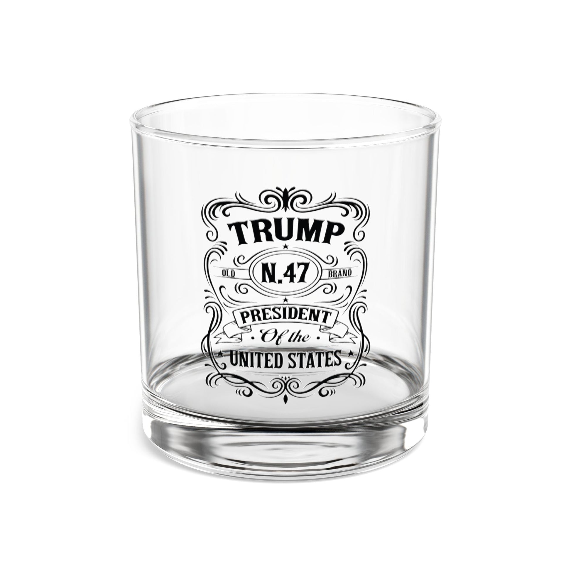 Trump N.47 President of the United States Rocks Glass - PatriotDepot.com