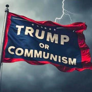 Trump or Communism 3'x5' Flag - PatriotDepot.com