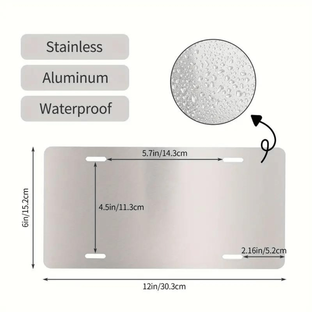 Trump Patriotic Fight License Plate - PatriotDepot.com