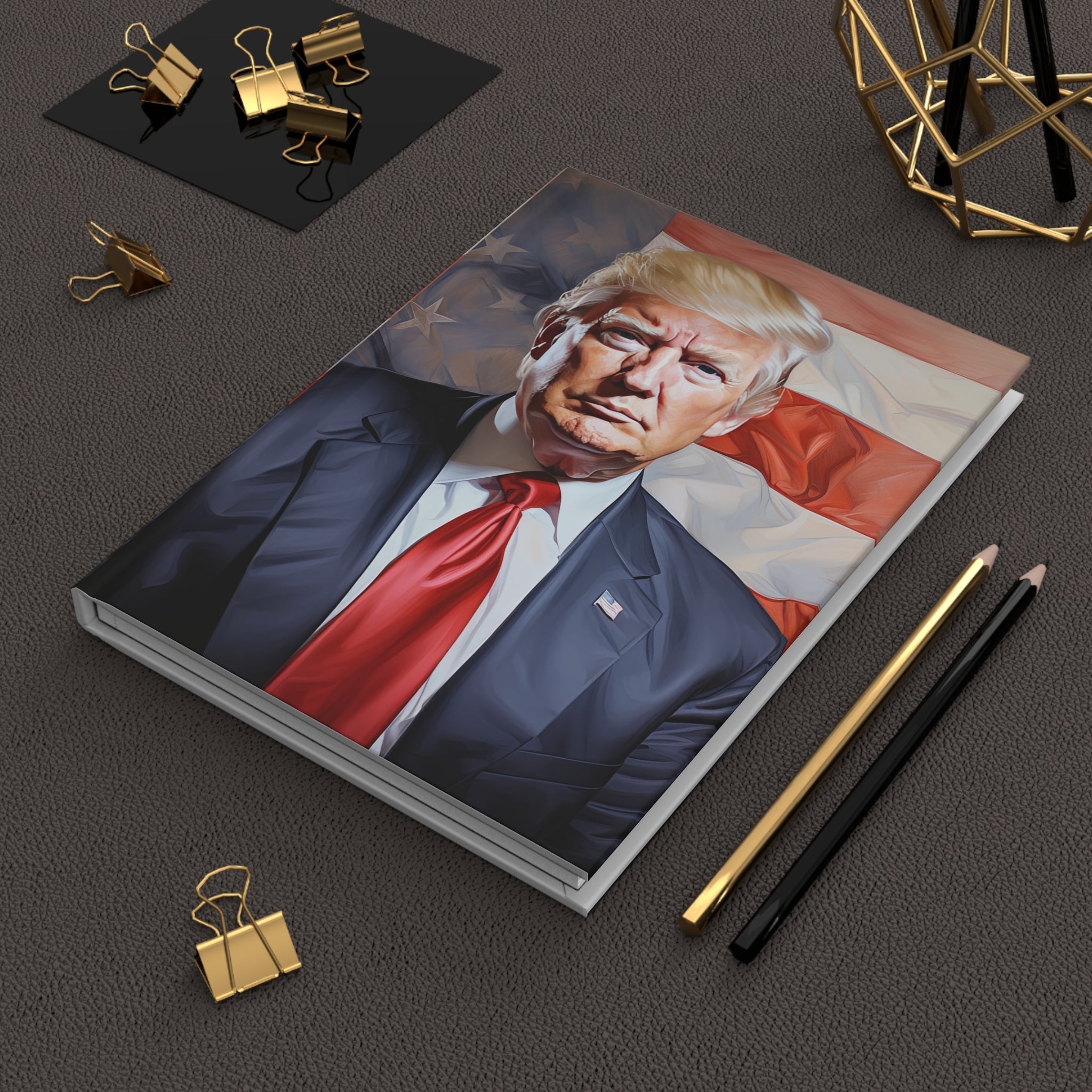 Trump Patriotic Hardcover Journal - PatriotDepot.com