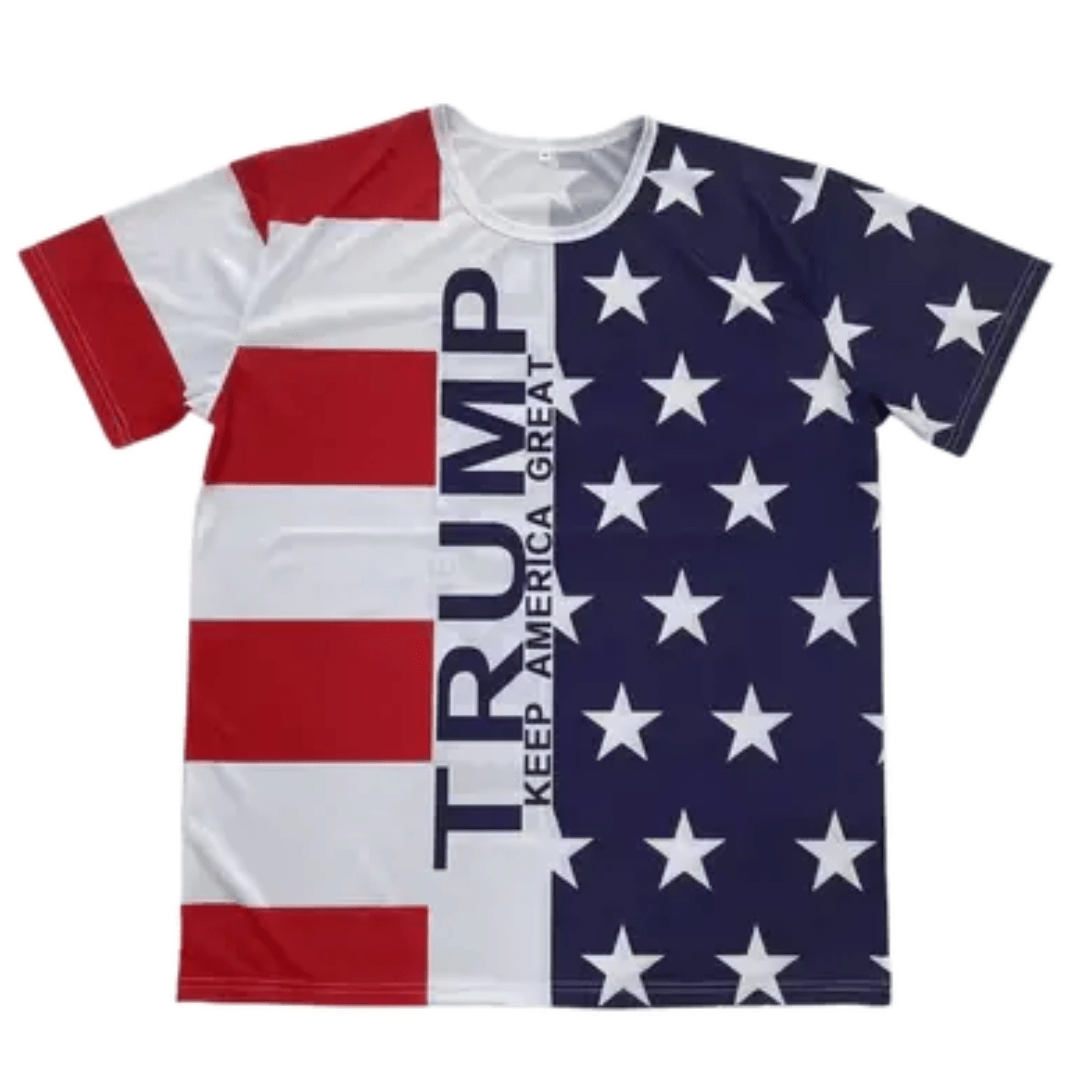 Trump Patriotic Keep America Great (Dri - Fit) T-Shirt - PatriotDepot.com