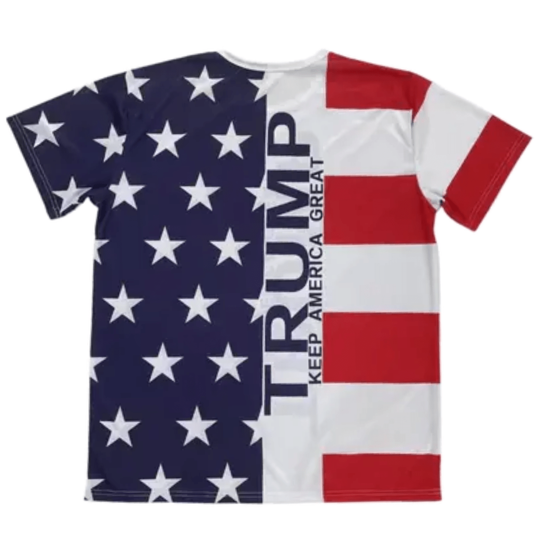 Trump Patriotic Keep America Great (Dri - Fit) T-Shirt - PatriotDepot.com