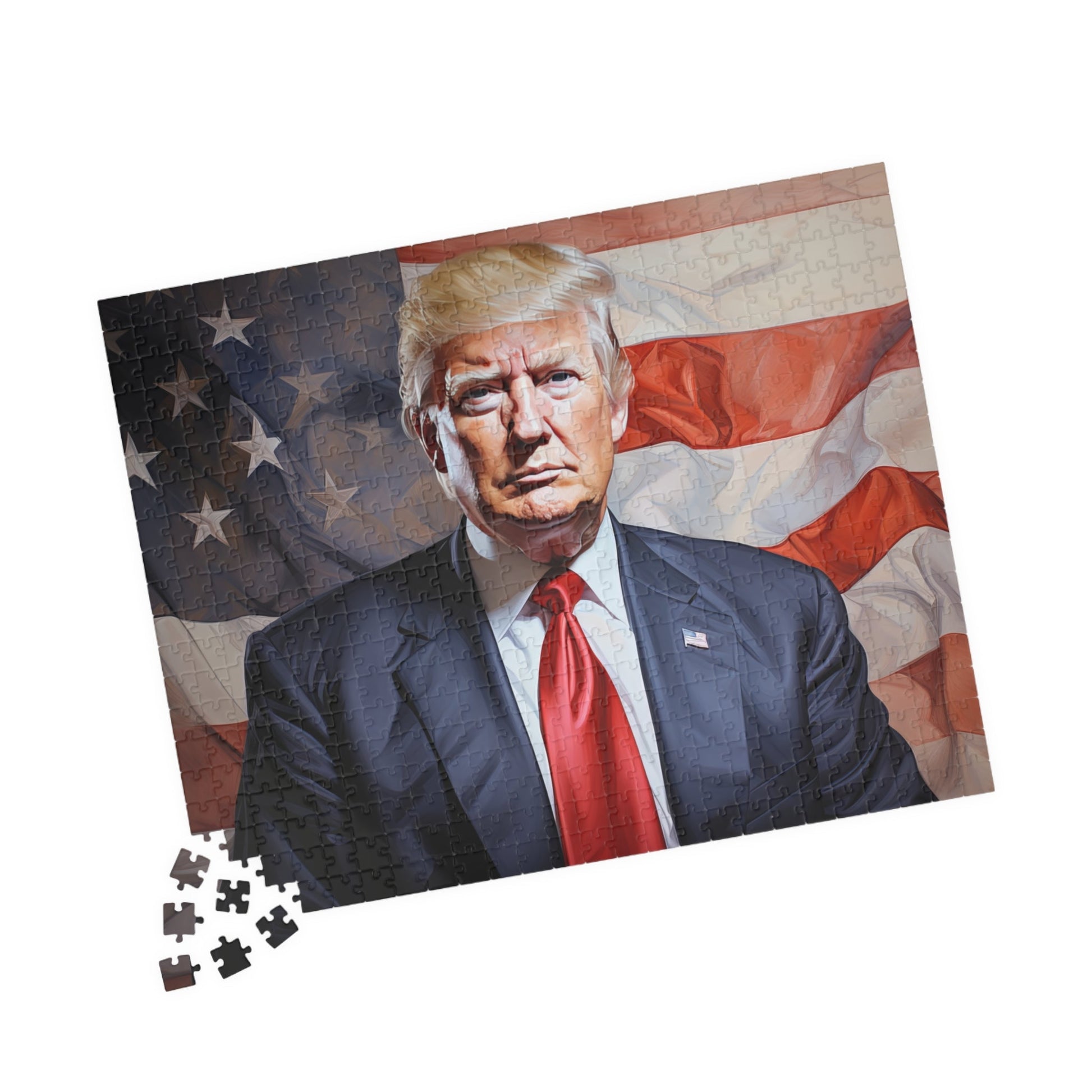 Trump Patriotic Puzzle (110, 252, 500, or 1014 - piece) - PatriotDepot.com