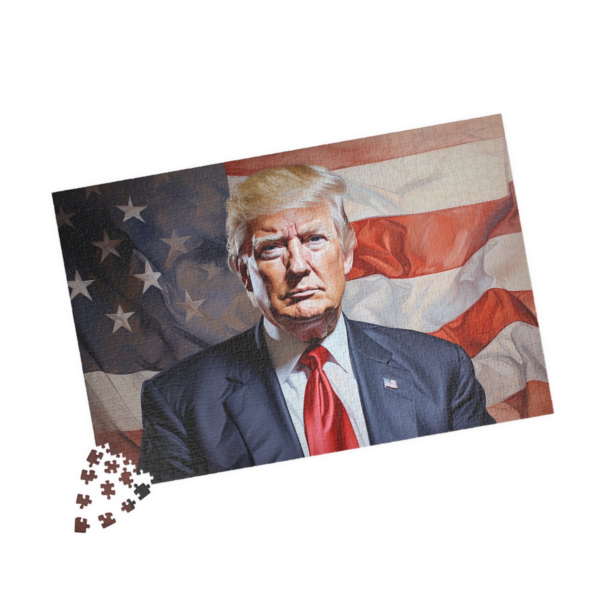 Trump Patriotic Puzzle (110, 252, 500, or 1014 - piece) - PatriotDepot.com