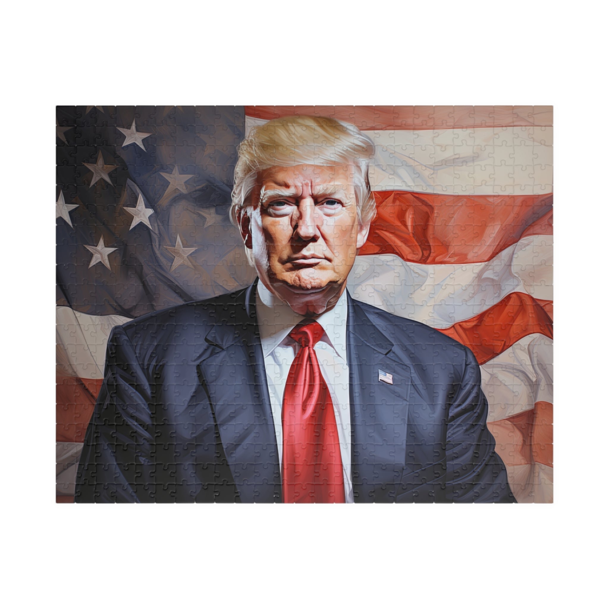 Trump Patriotic Puzzle (110, 252, 500, or 1014 - piece) - PatriotDepot.com