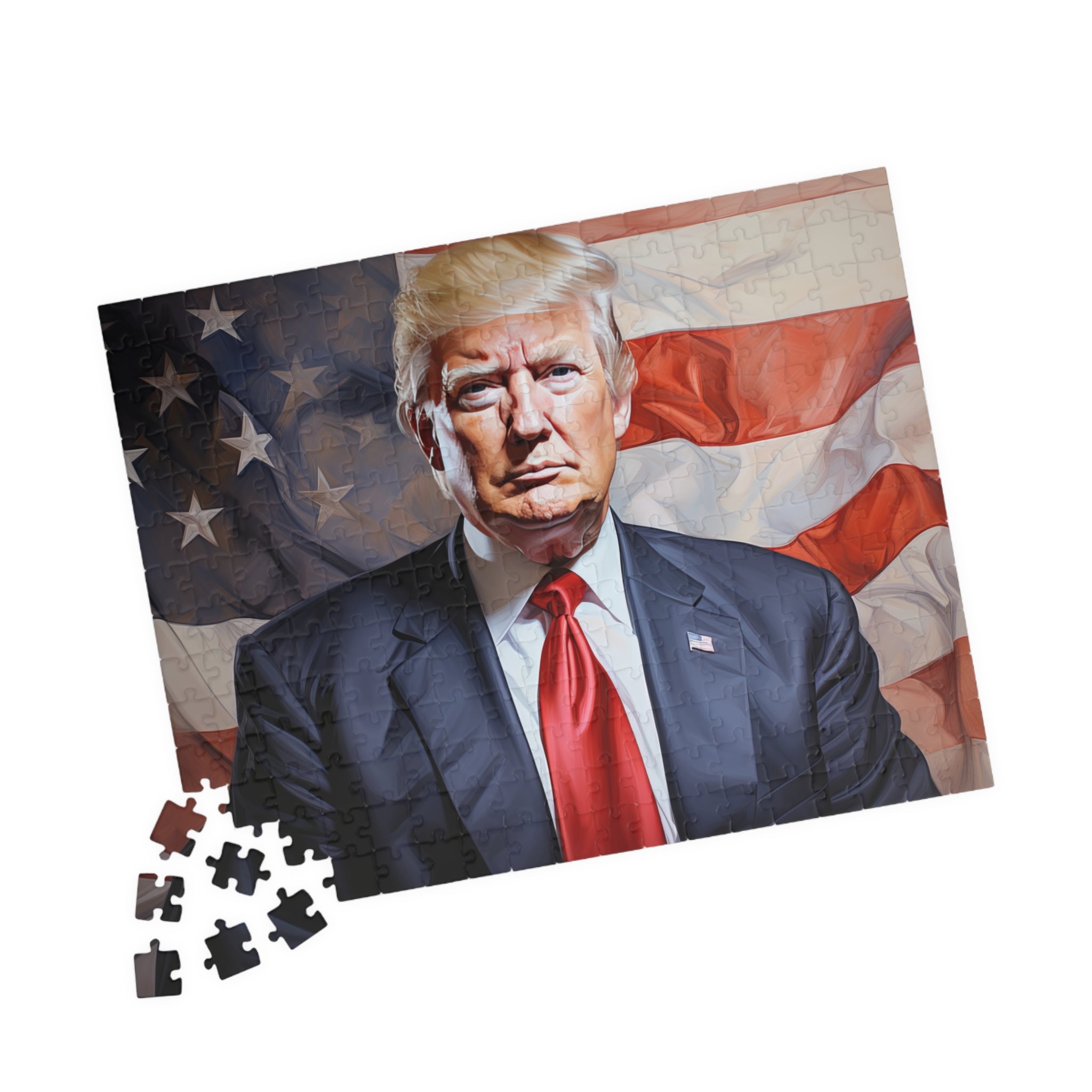 Trump Patriotic Puzzle (110, 252, 500, or 1014 - piece) - PatriotDepot.com