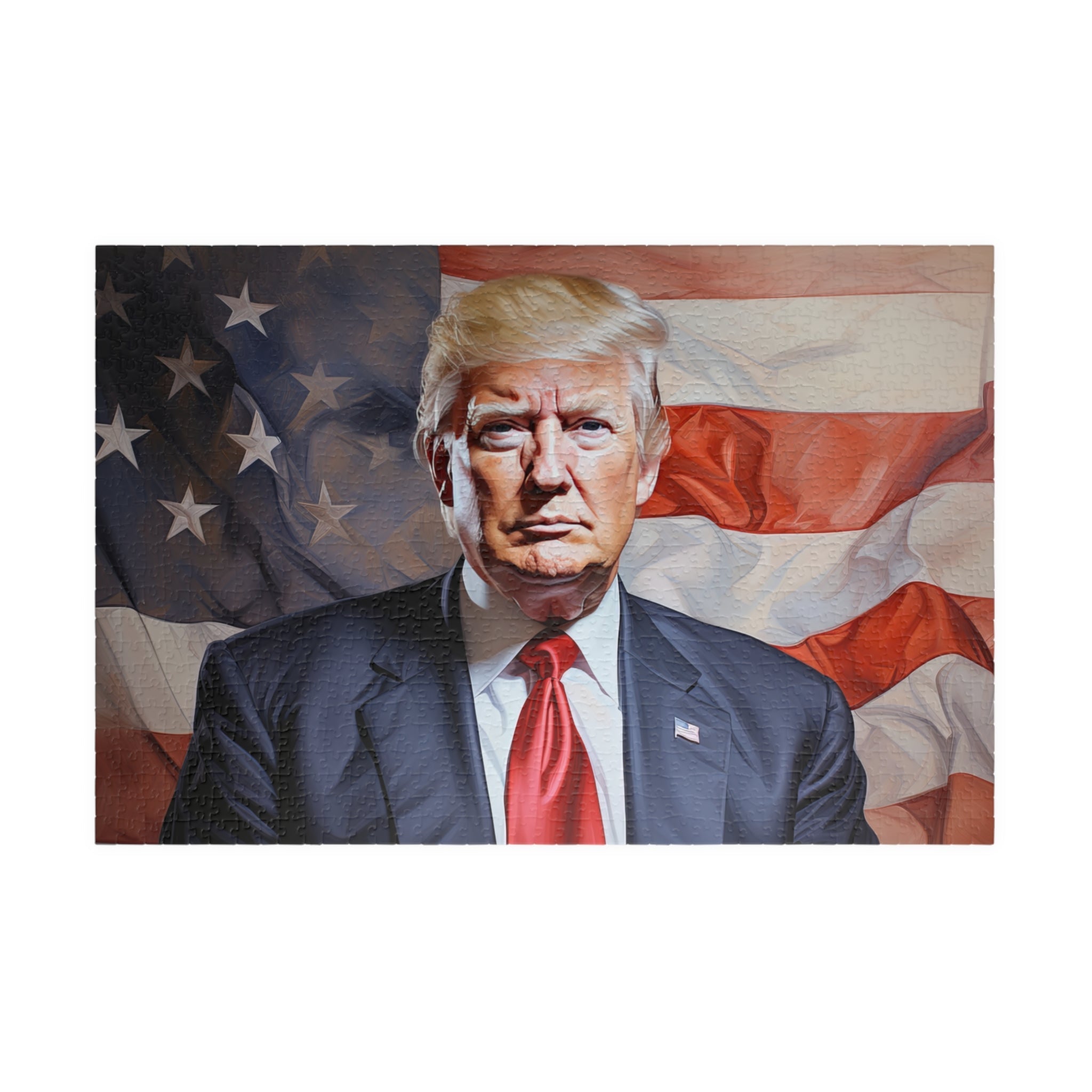 Trump Patriotic Puzzle (110, 252, 500, or 1014 - piece) - PatriotDepot.com