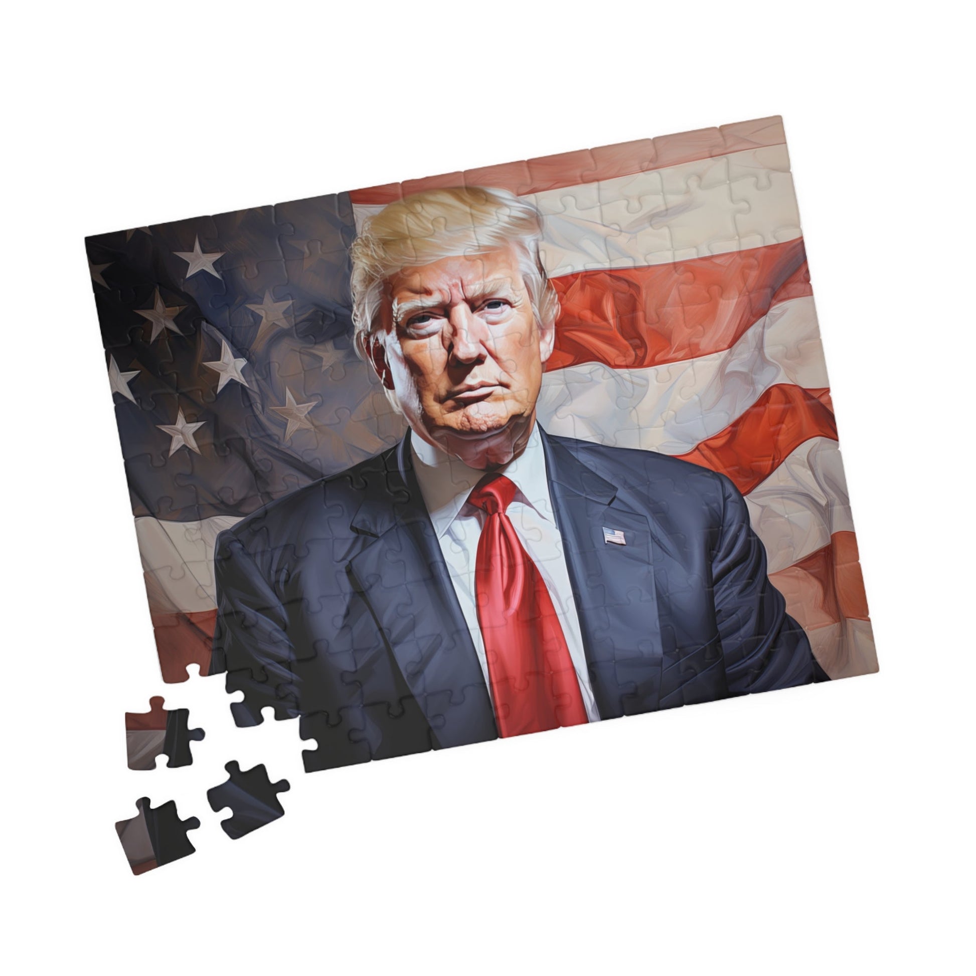 Trump Patriotic Puzzle (110, 252, 500, or 1014 - piece) - PatriotDepot.com