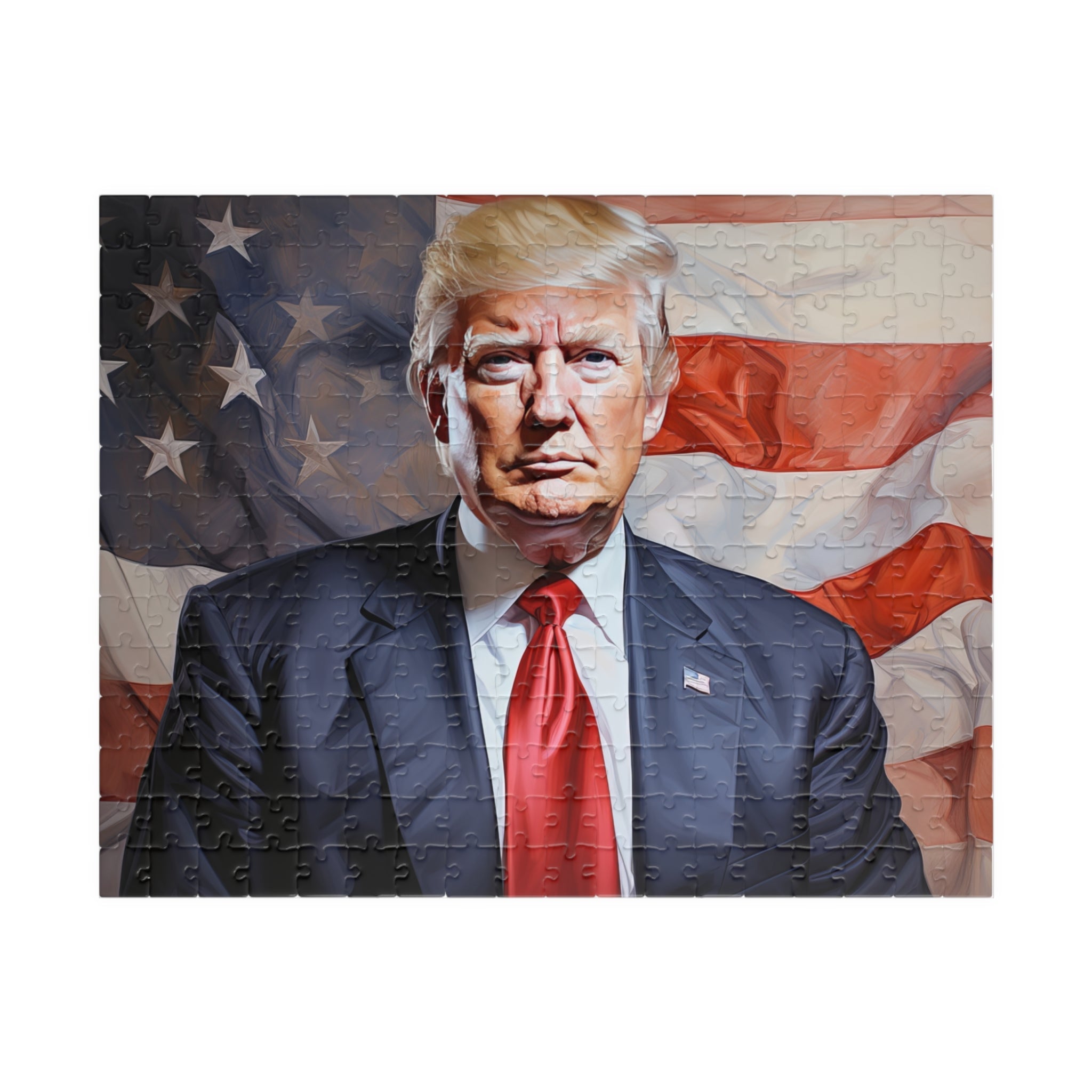 Trump Patriotic Puzzle (110, 252, 500, or 1014 - piece) - PatriotDepot.com