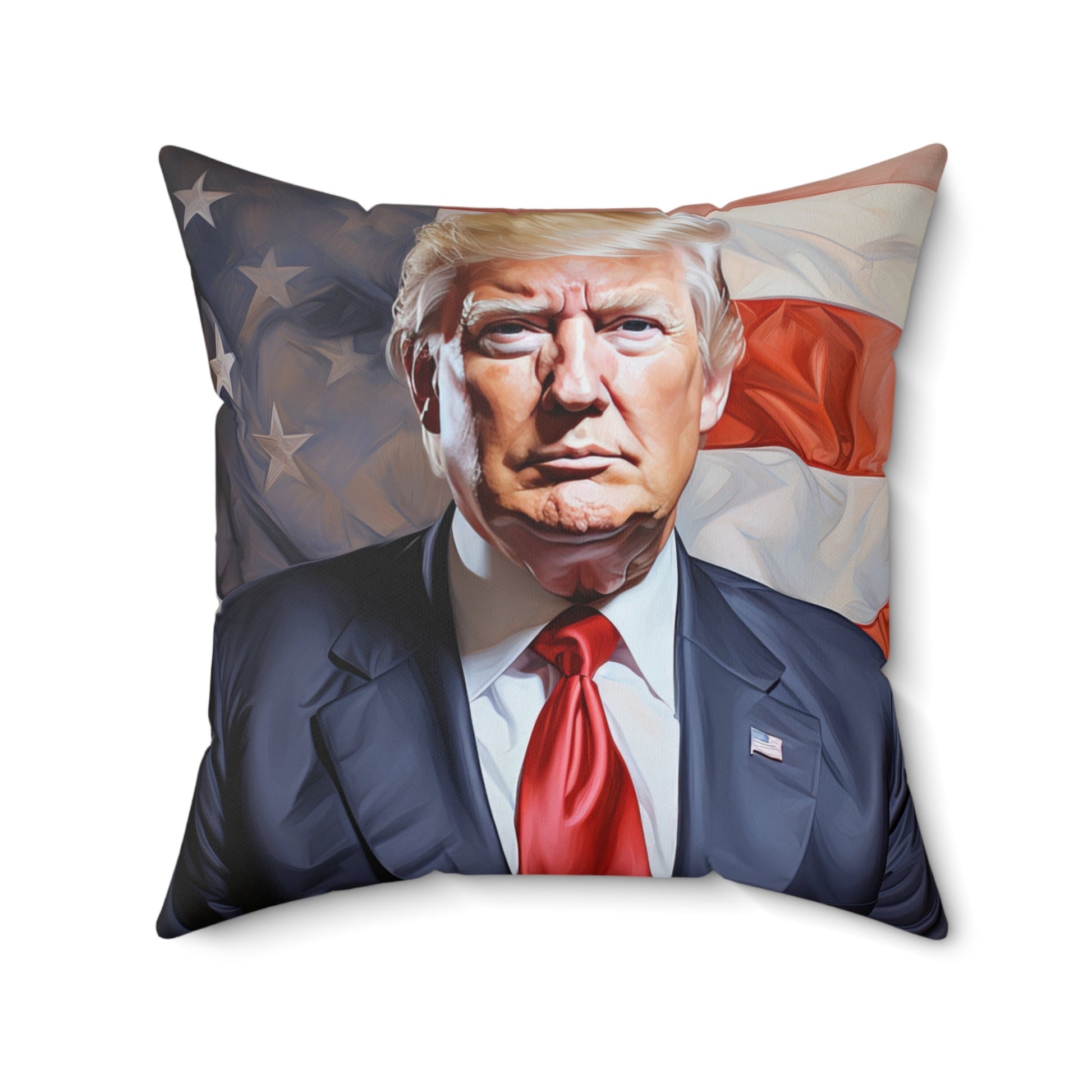 Trump Patriotic Throw Pillows (4 Sizes) - PatriotDepot.com