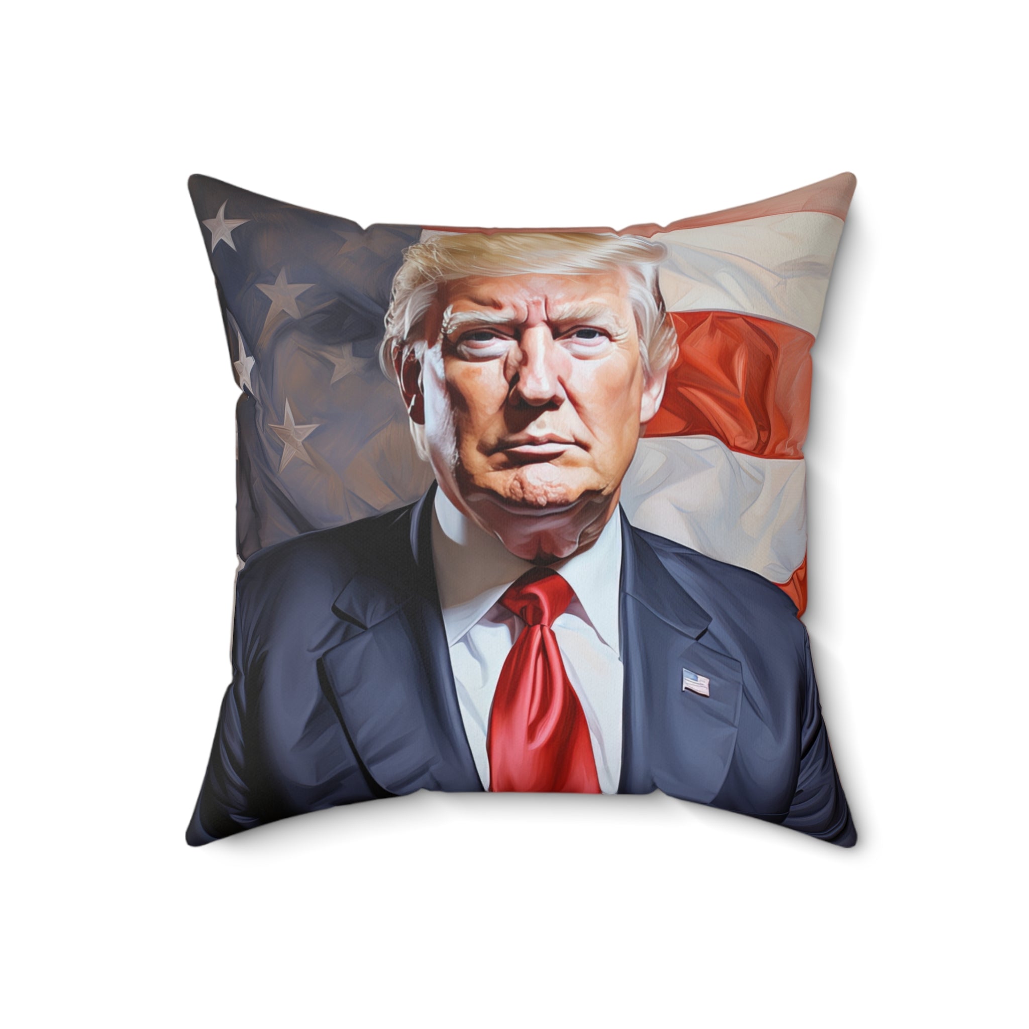 Trump Patriotic Throw Pillows (4 Sizes) - PatriotDepot.com