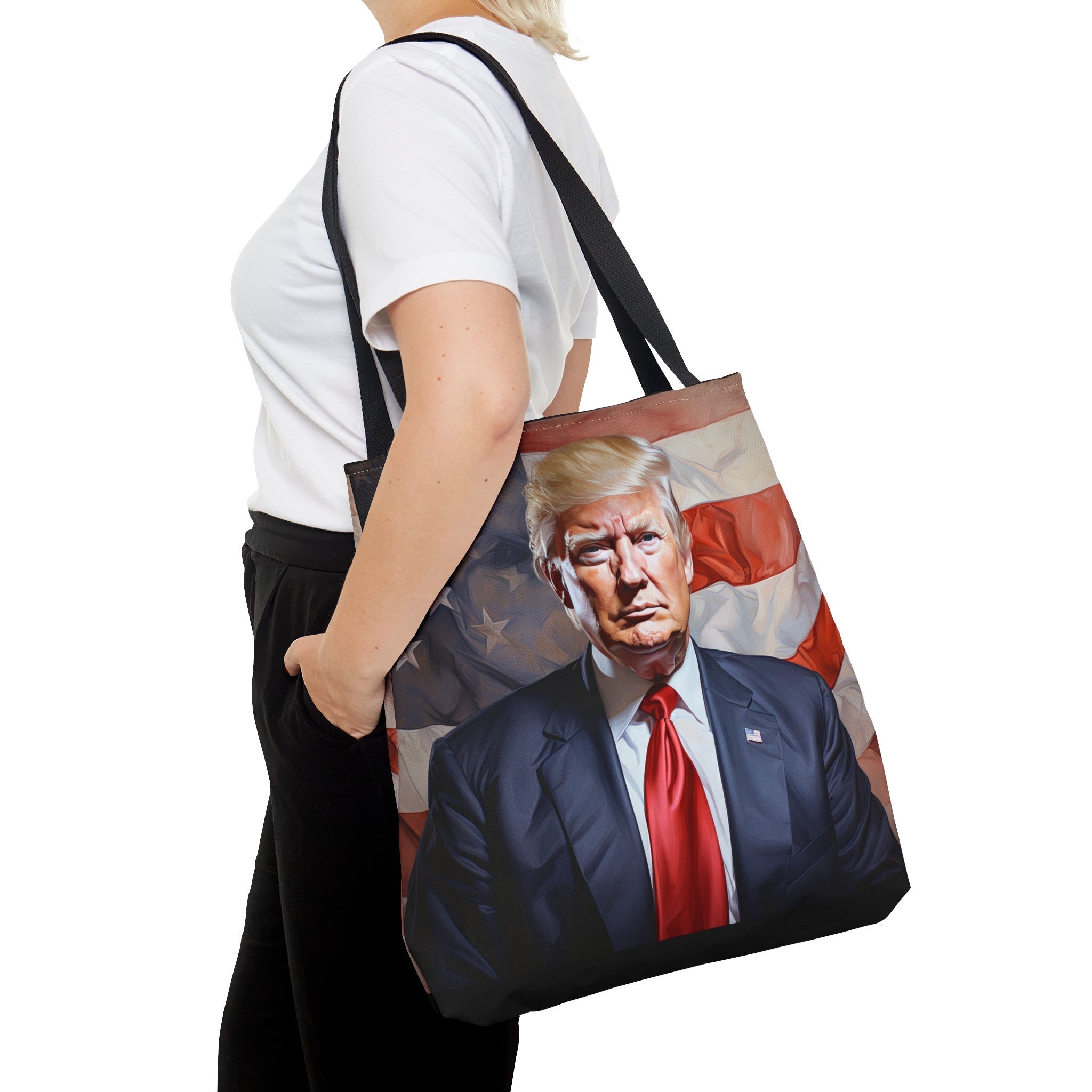 Trump Patriotic Tote Bag (3 Sizes) - PatriotDepot.com