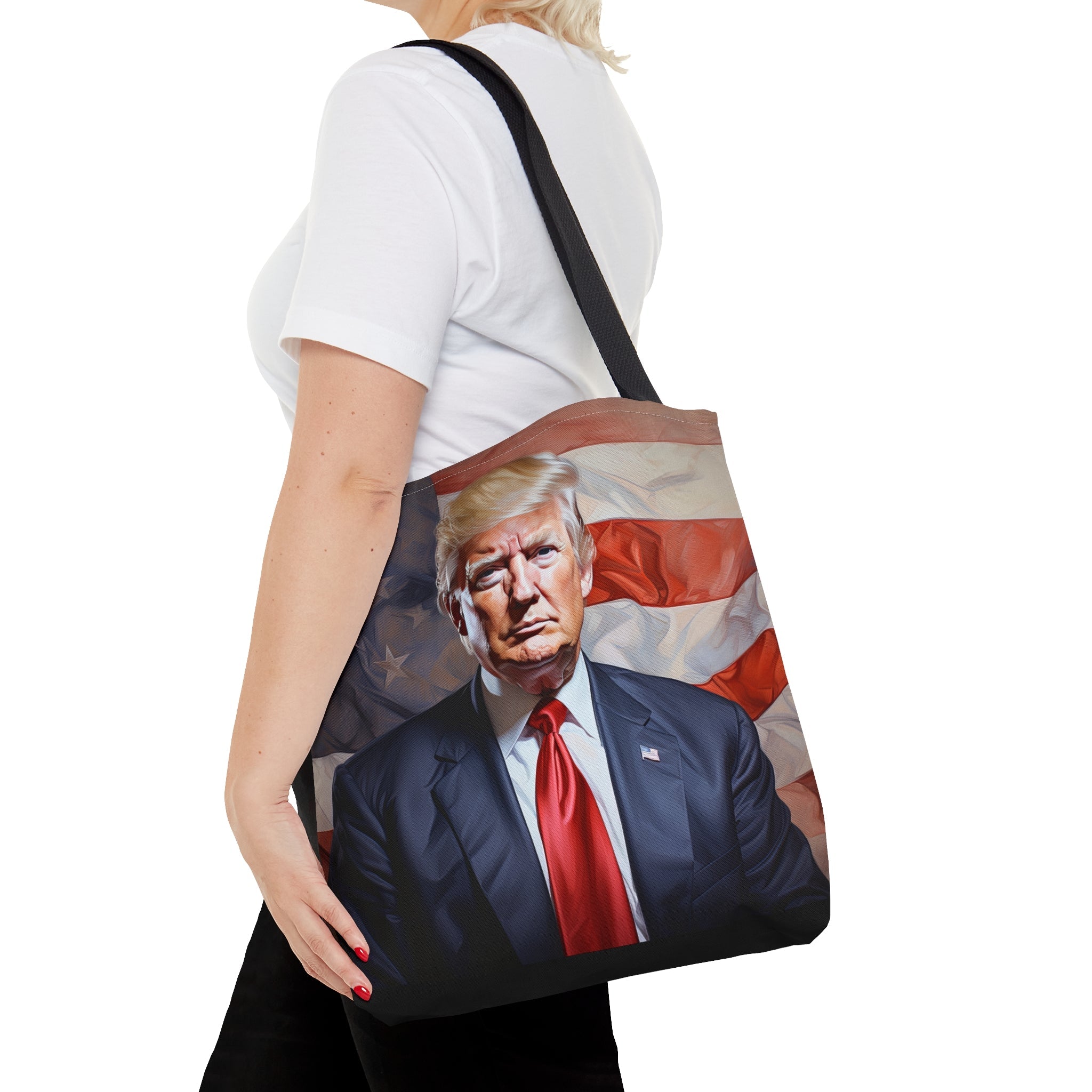Trump Patriotic Tote Bag (3 Sizes) - PatriotDepot.com
