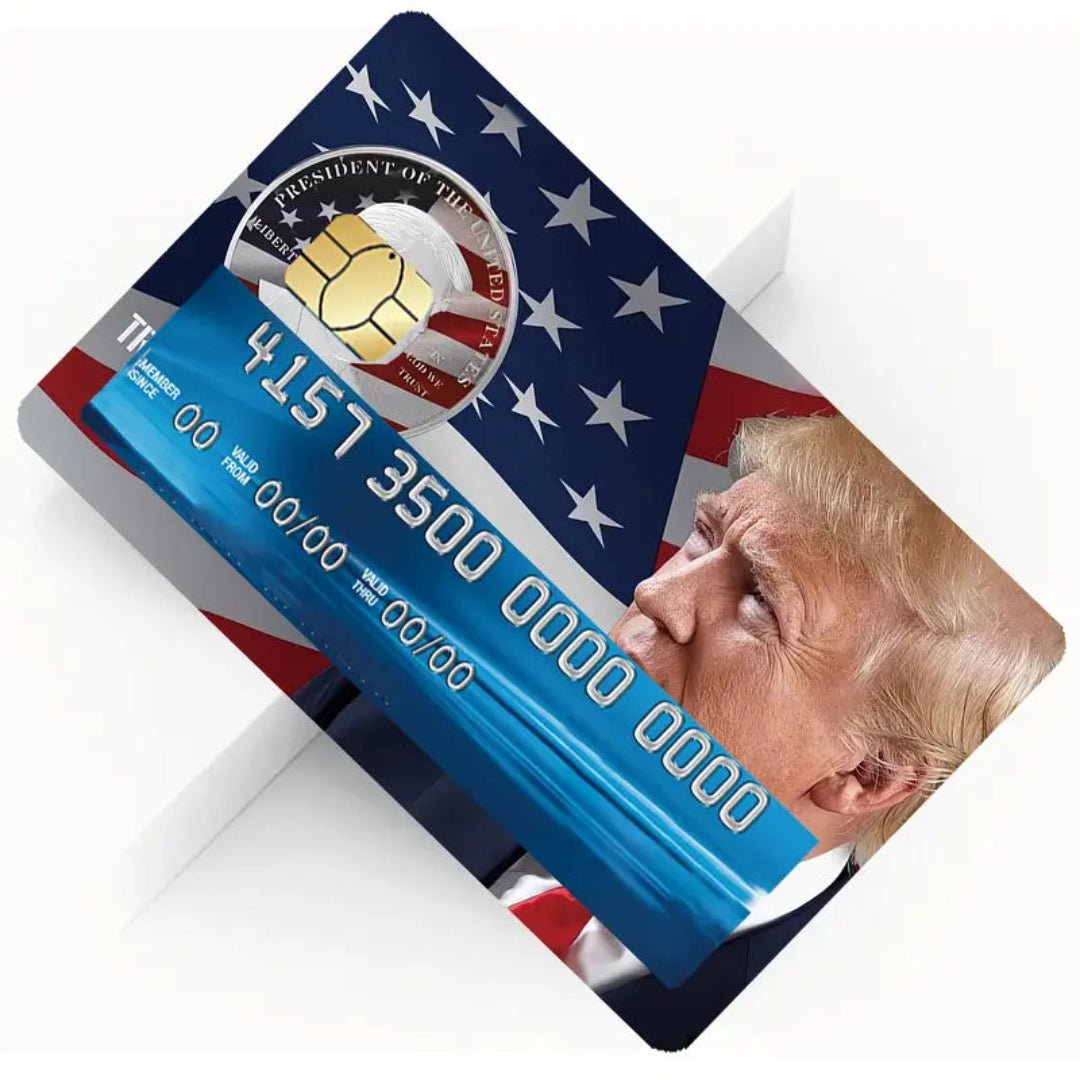 Trump Patriotic Victory Debit/Credit Card Sticker (4 Pack) - PatriotDepot.com