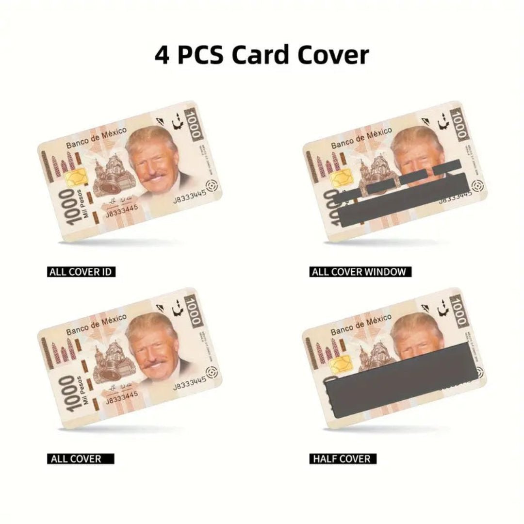 Trump Pesos "Bank of Mexico" Debit/Credit Card Sticker (4 Pack) - PatriotDepot.com